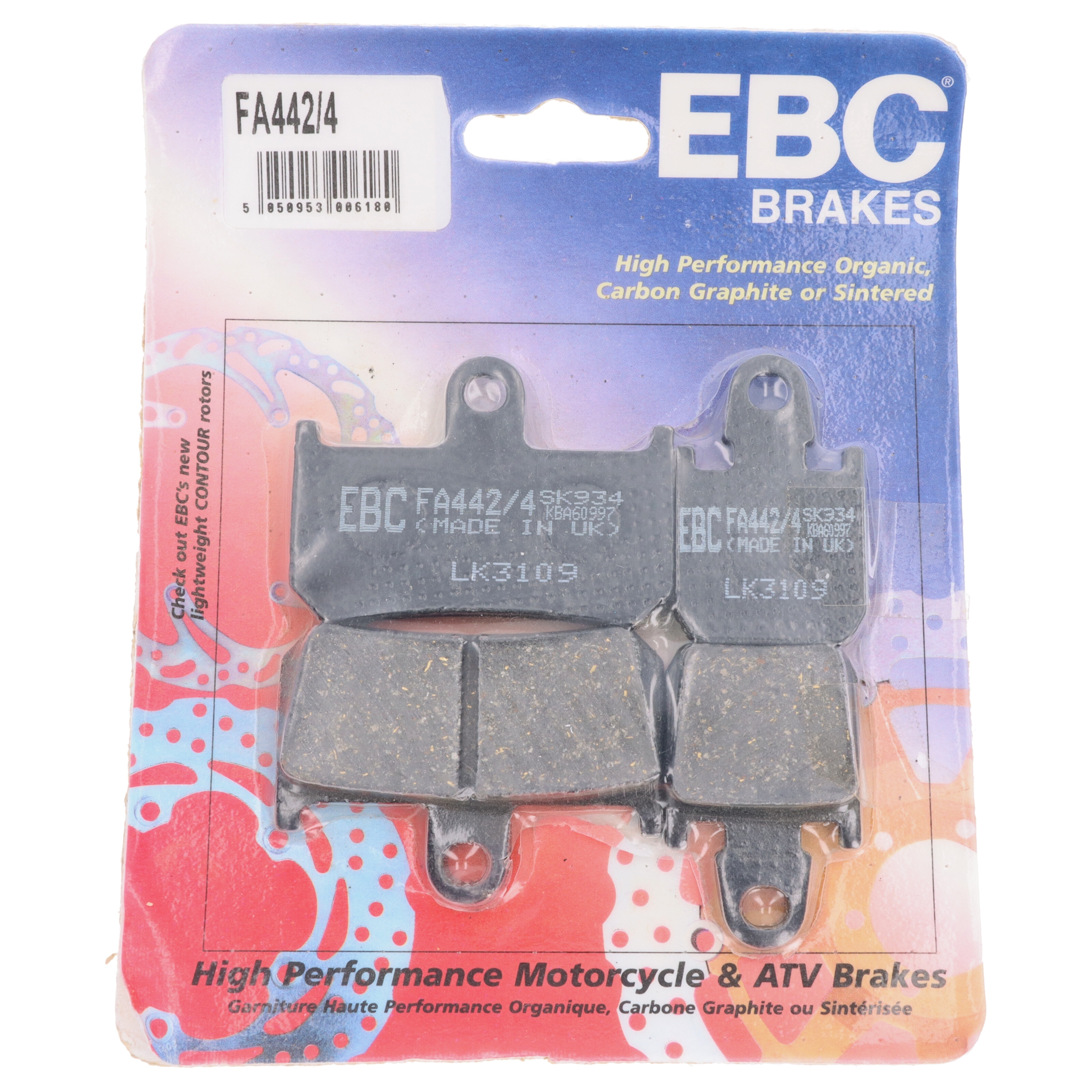 EBC Bremsbeläge EPFA442/4HH für Yamaha YZF MT VMX R1 17 01 1000 1700