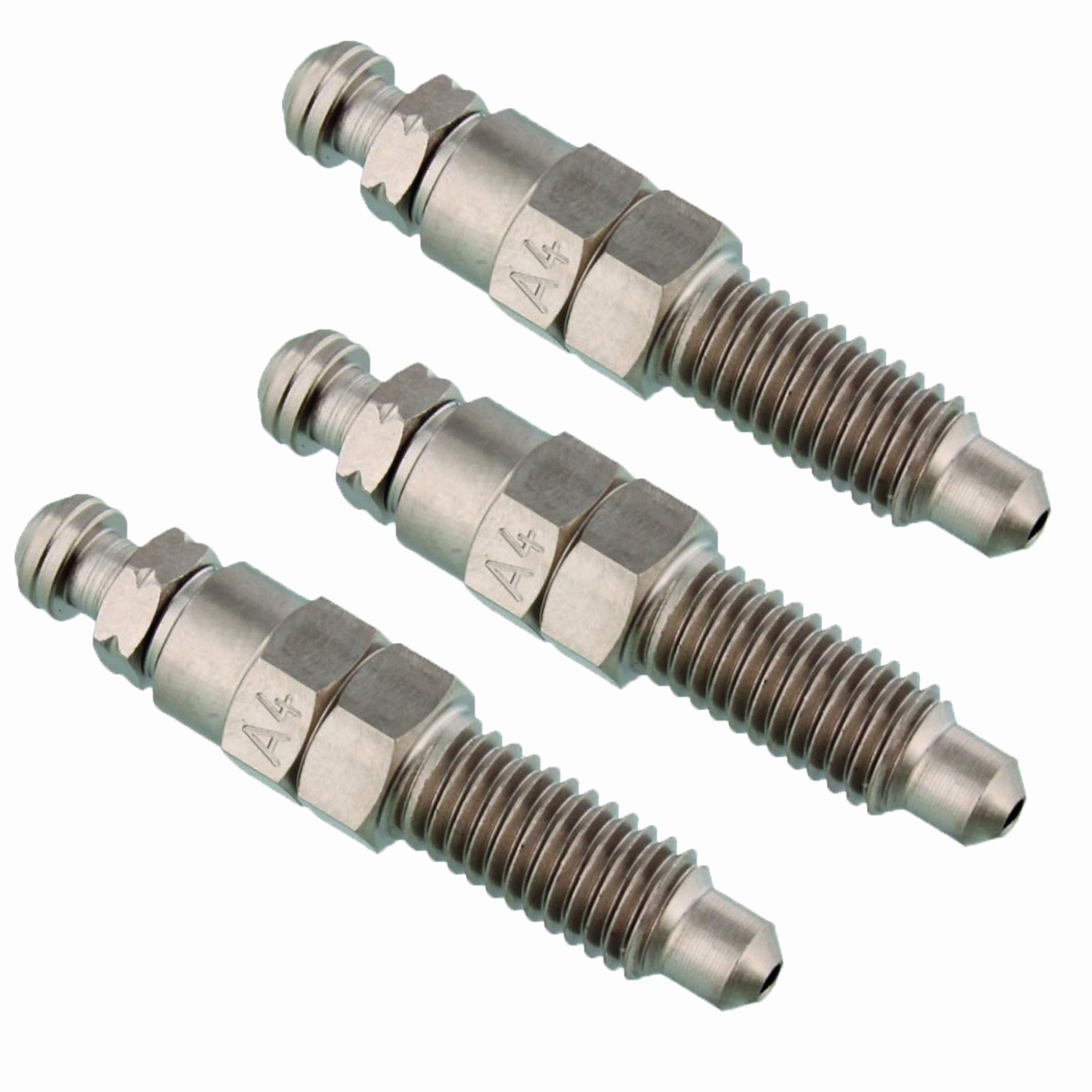 3x stahlbus Entlüfterschraube Ventil M8x1.25x22mm für Honda