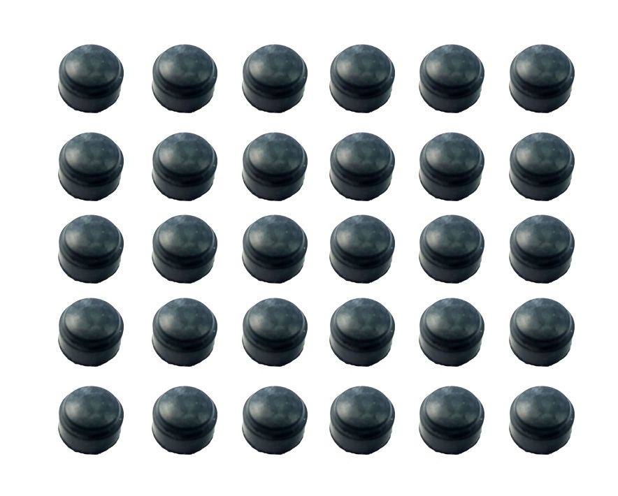 30x Staubkappe Entlüfterventil Entlüfternippel 10x13 mm für Bremssattel