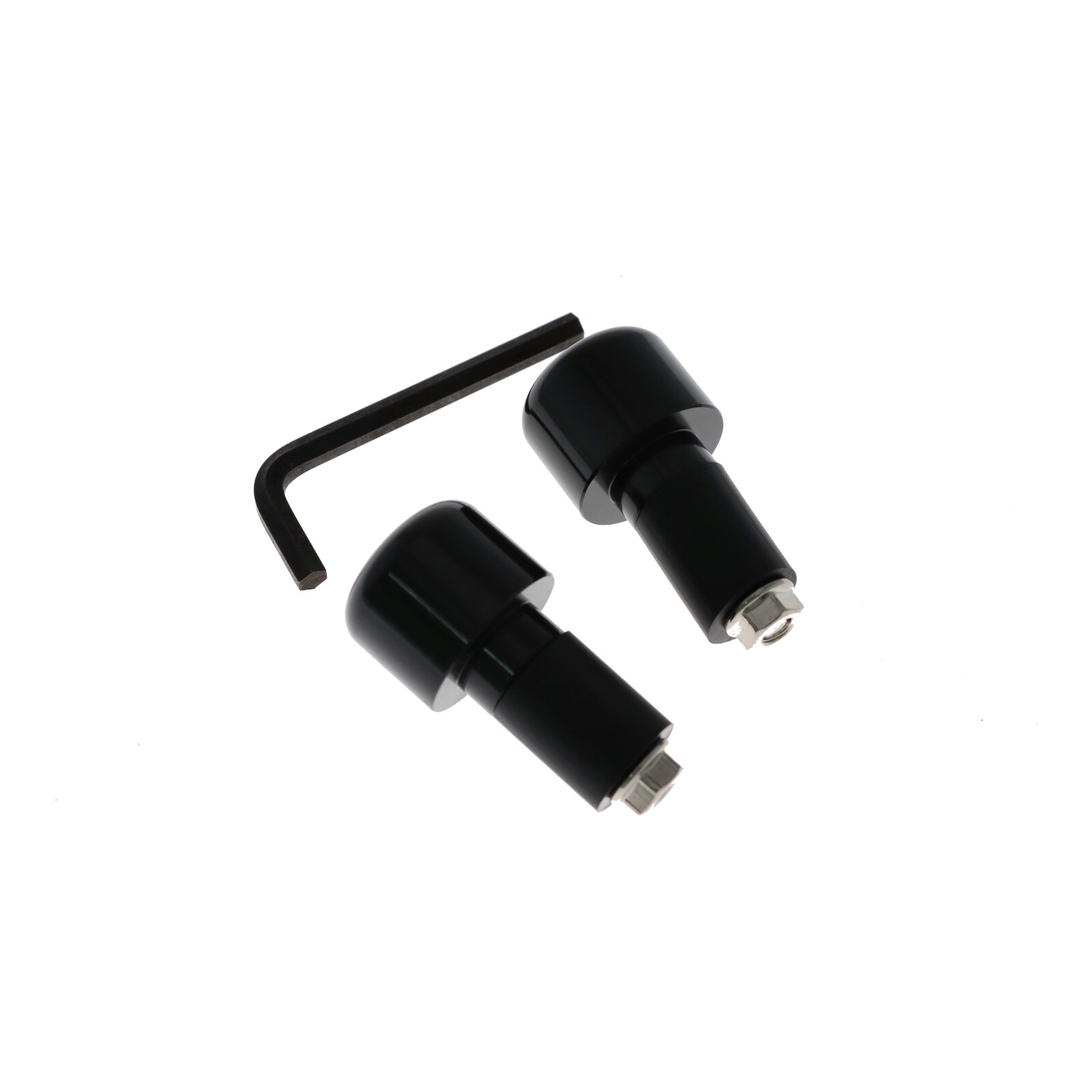 Motorrad Lenkerenden Lenkergewichte schwarz 2x54,5g für Lenker ab Ø17mm