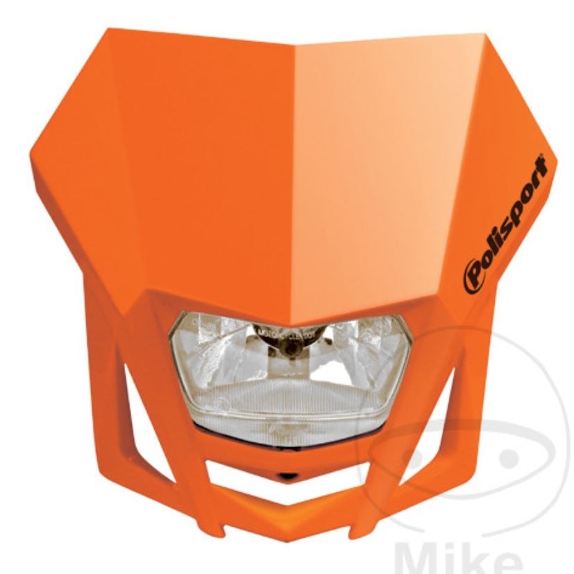 Polisport universal Lampenmaske ORANGE