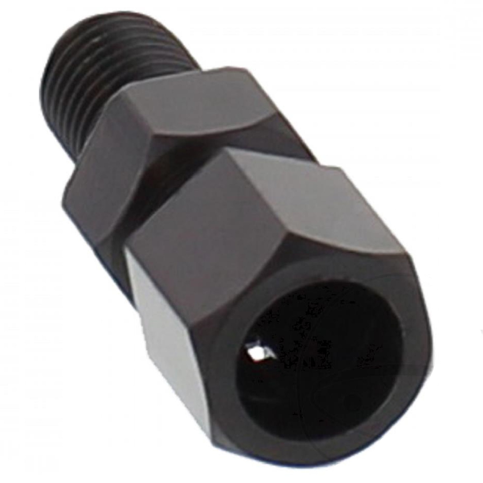 Spiegeladapter Klemmstück von 10 mm ohne Gewinde auf M10 X 1.25 Rechtsgewinde