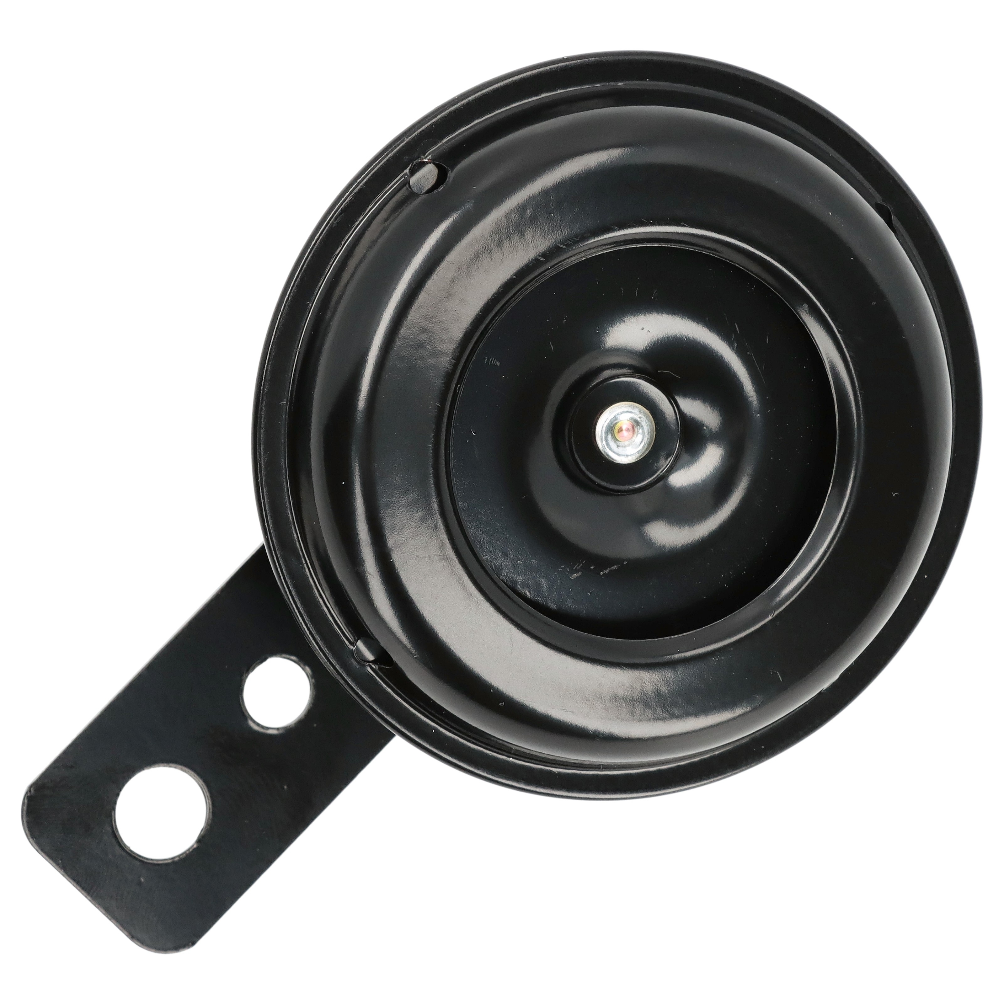 Premium Motorrad Hupe schwarz, 6 Volt, 65 mm E-geprüft universal Metall