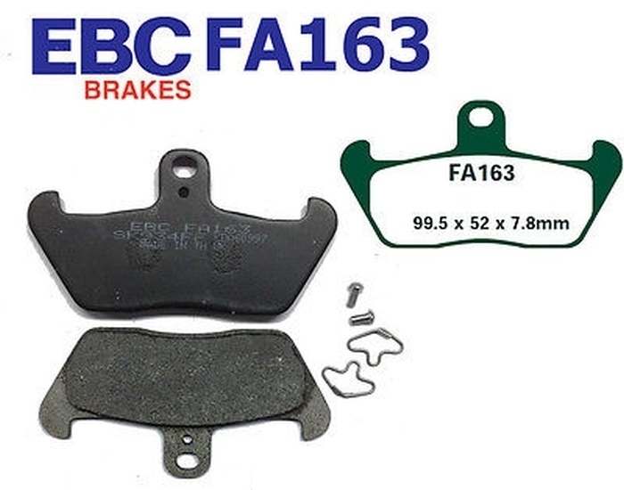 EBC Bremsbeläge FA163 Aprilia RX Tuareg Cagiva 125 600 Moto Guzzi 1000