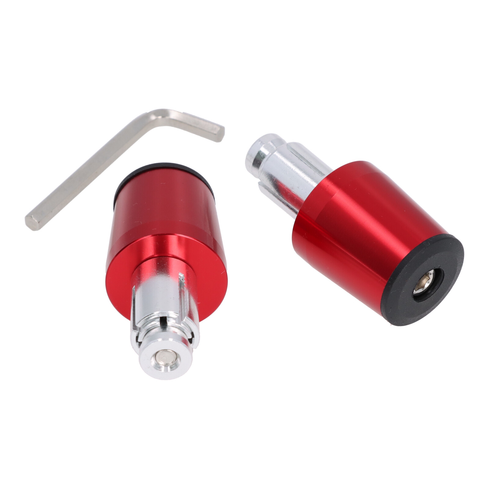 Lenkerenden Lenkergewichte 2x81g rot Vibrationsdämpfer für Motorrad Quad ATV
