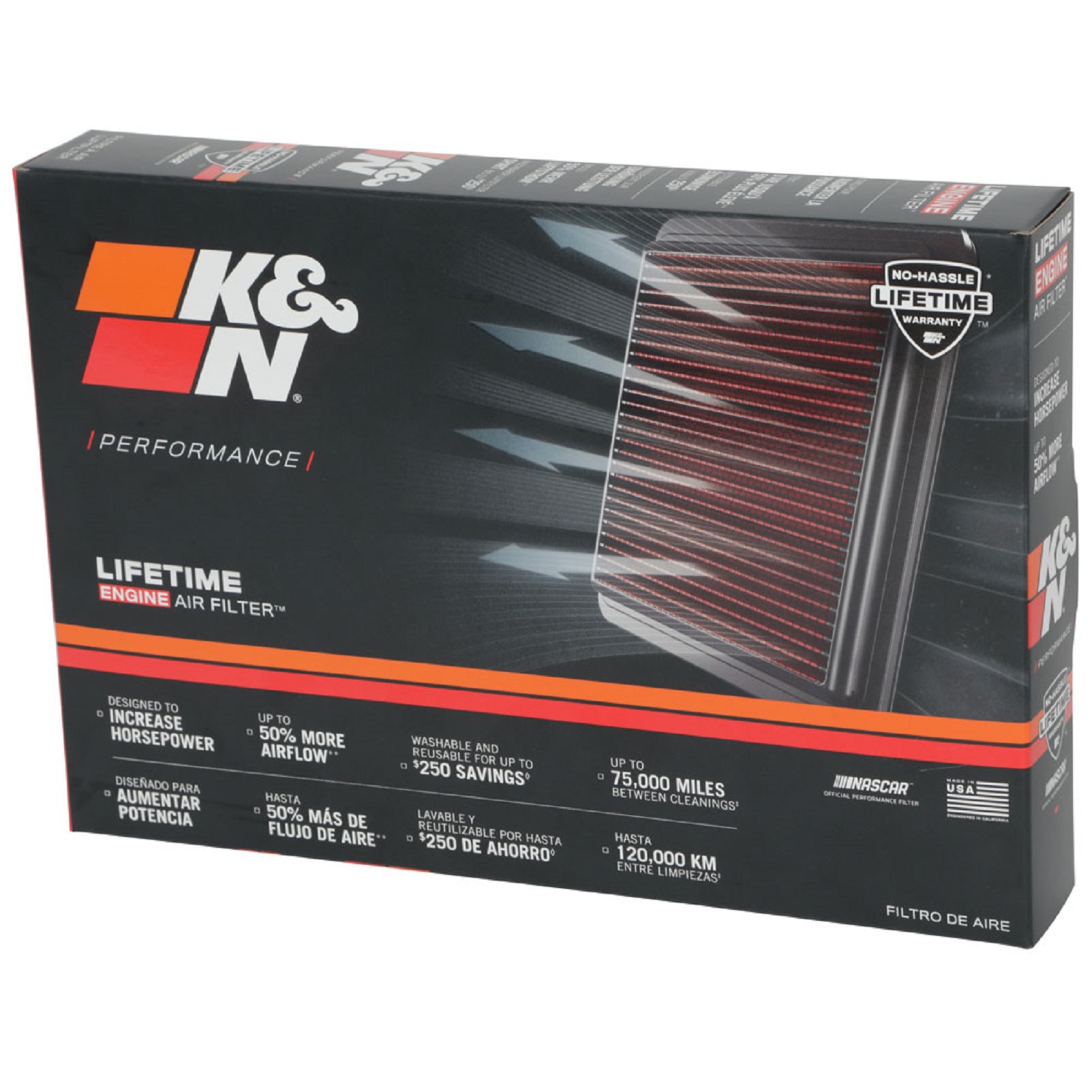 K&N Tauschluftfilter für Audi Seat Skoda VW 1.0 1.5 2017-22 VW Caddy 2.0 2021