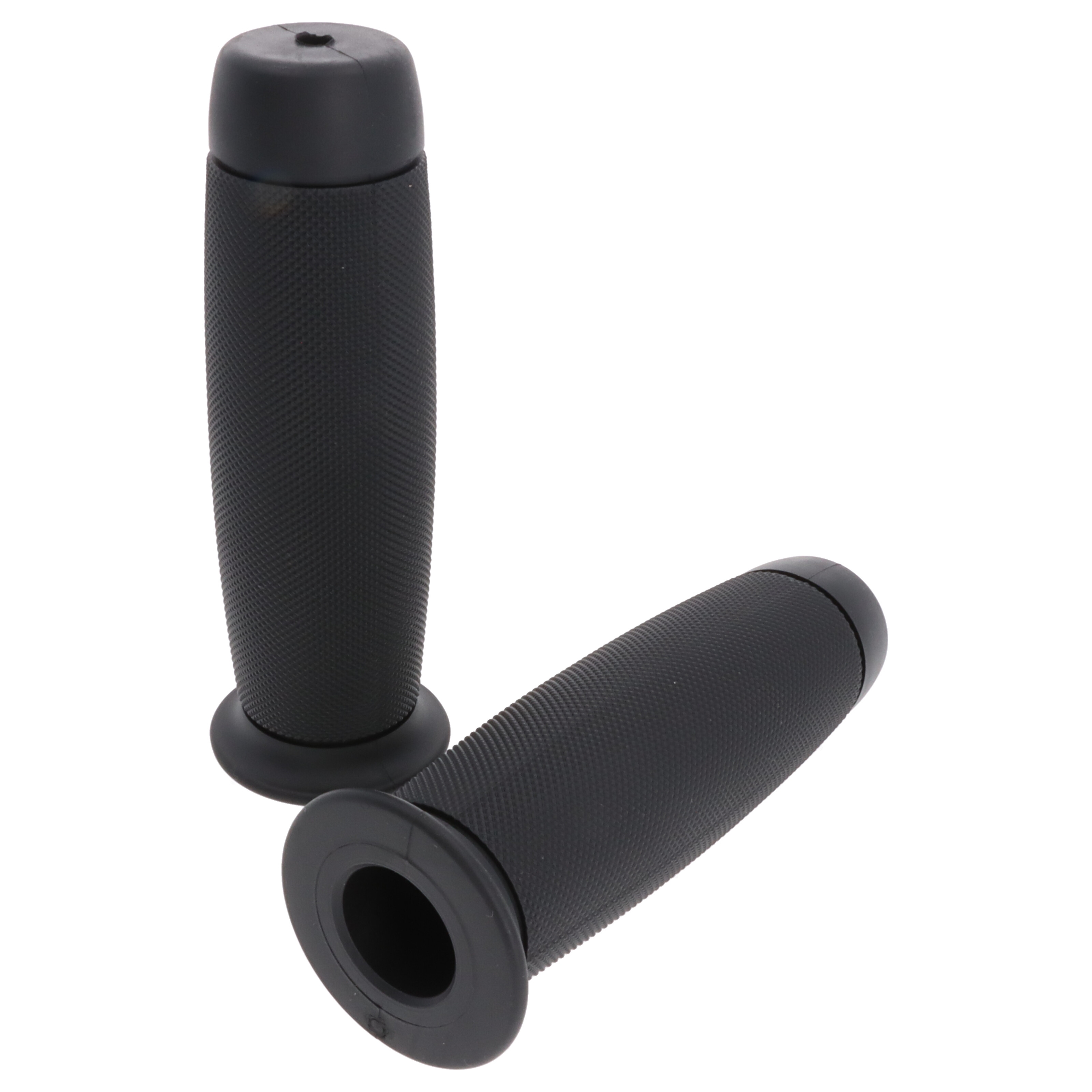 Griffgummi-Paar 22/25mm schwarz 7/8 Zoll Lenker 124mm Motorrad Roller Griffe