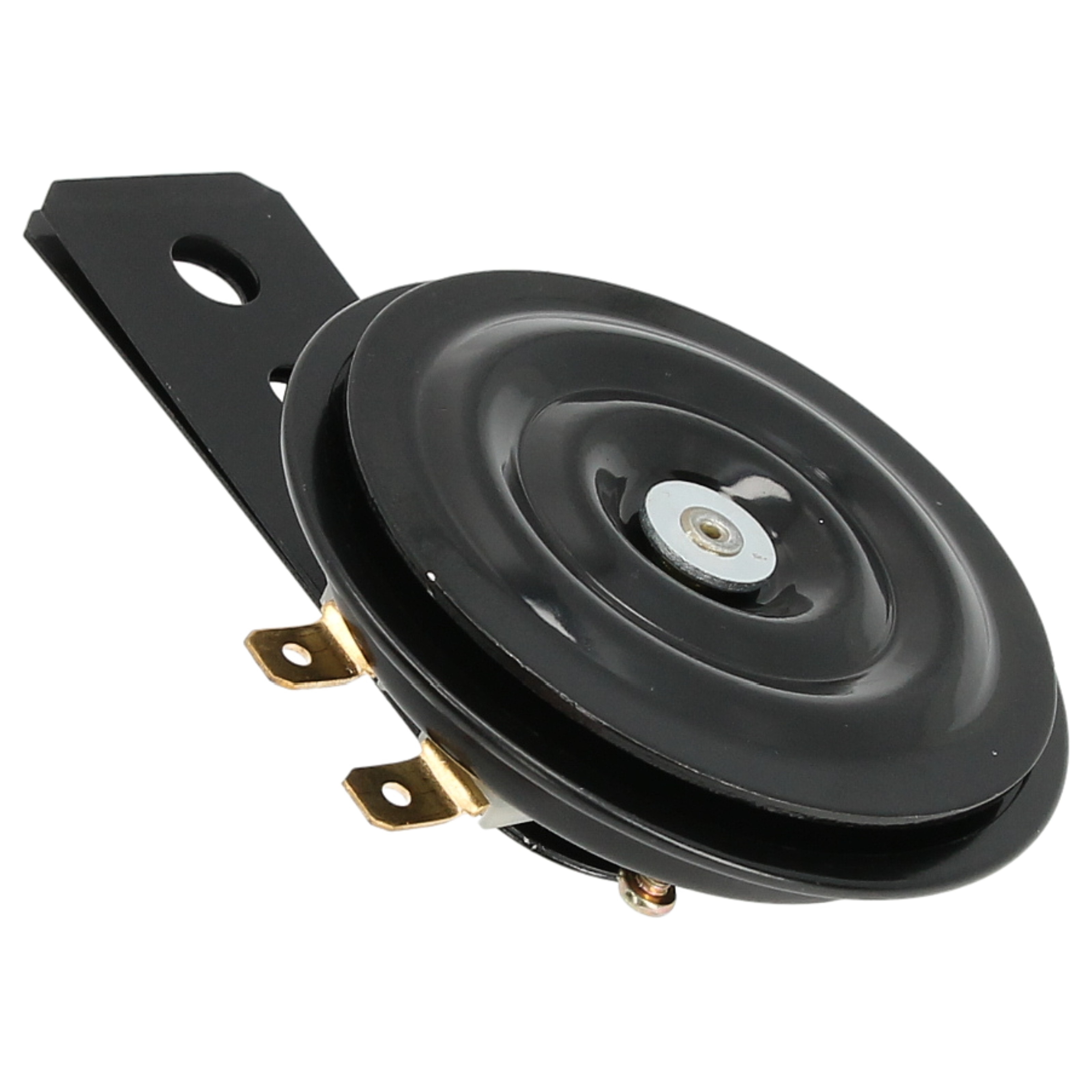 Motorrad Hupe schwarz, 12 Volt, 70 mm