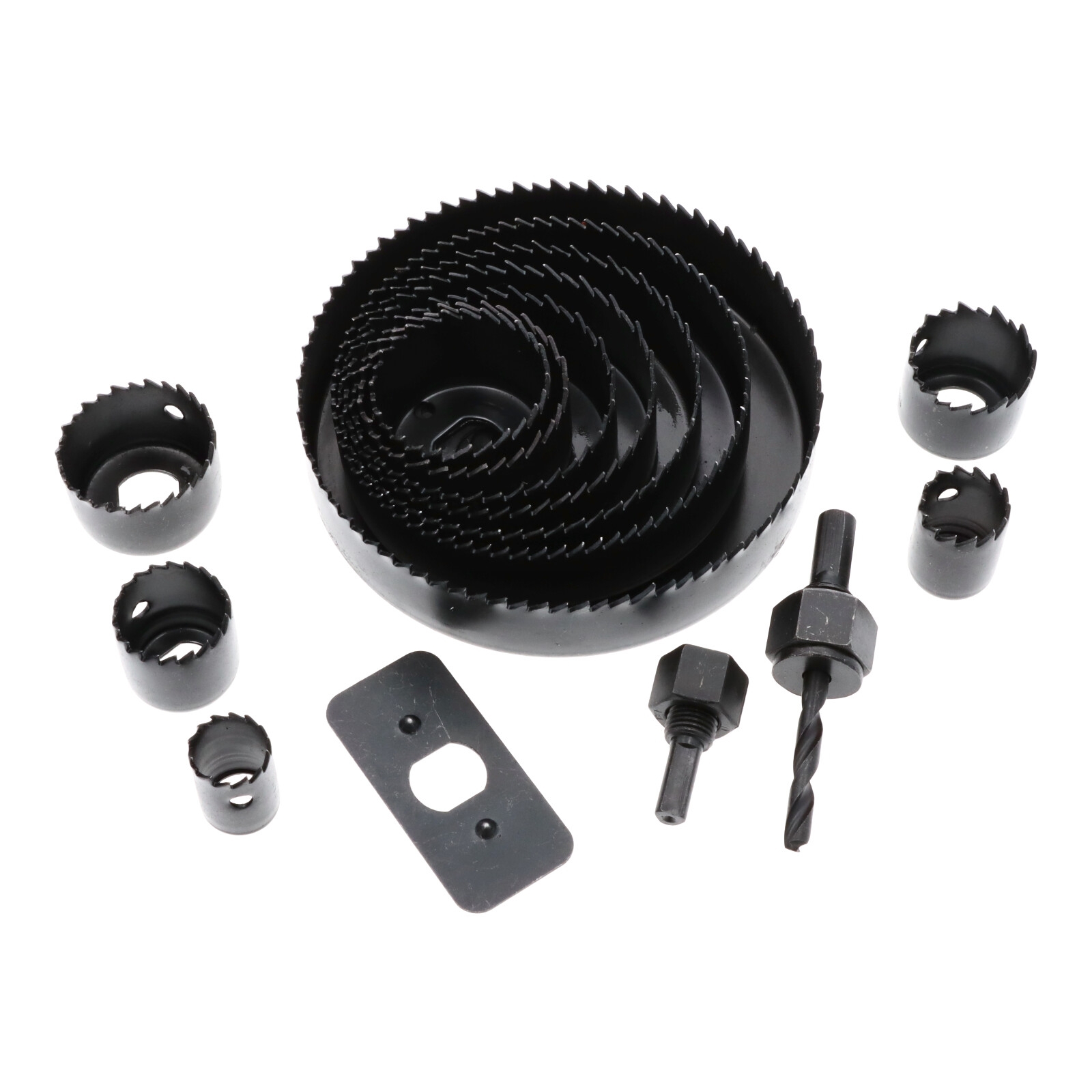 16tlg Set Holz Lochsäge Bohrwerkzeug Dosenbohrer Gipskarton 19-127mm