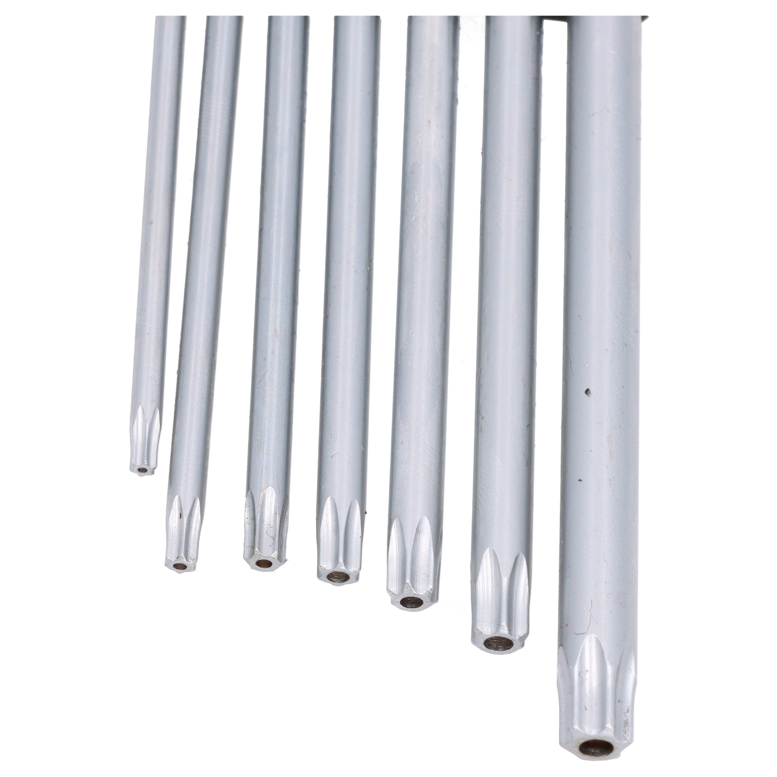7 tlg. Profi Winkelschlüssel Set mit Loch für Innen Torx® Schrauben Werkzeug T10-T40