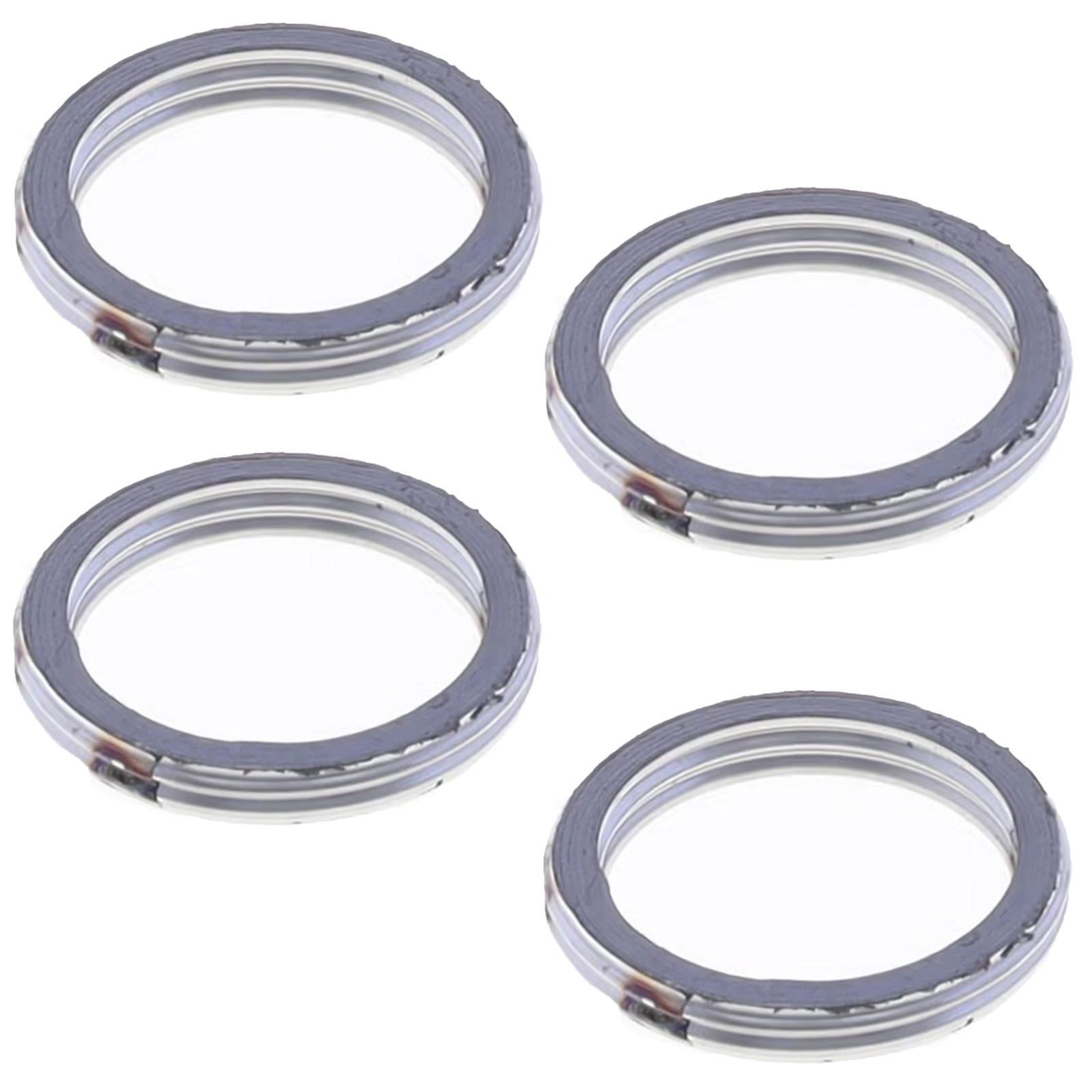 4x Auspuff Krümmerdichtungen für Suzuki GSX 1300 Hayabusa 2001-2016 GSX-R600 GSX-R750