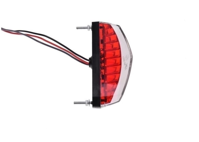 LED Rückleuchte Rücklicht mit Nummernschildbeleuchtung M3 x 0.5 mm