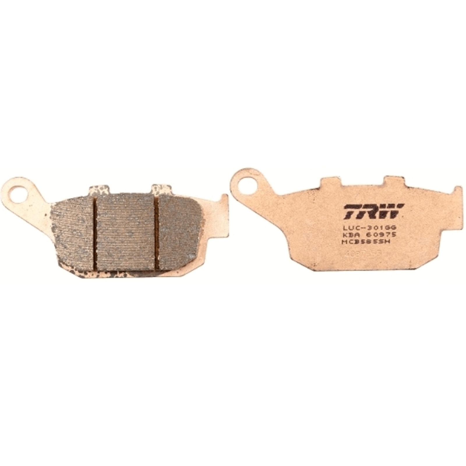 TRW MCB585SH Sintermetall Bremsbeläge hinten für Honda NX650 XL600 V Transalp NTV Triumph