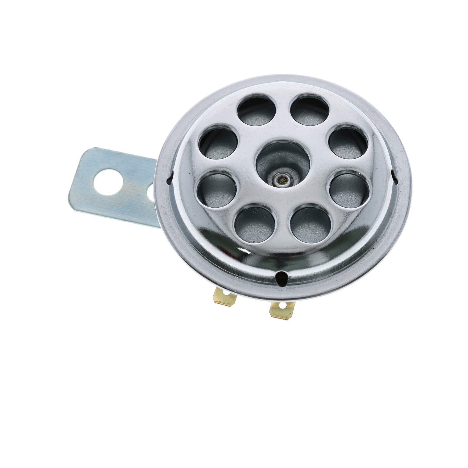 Motorrad Hupe chrom, 6 Volt, 71 mm