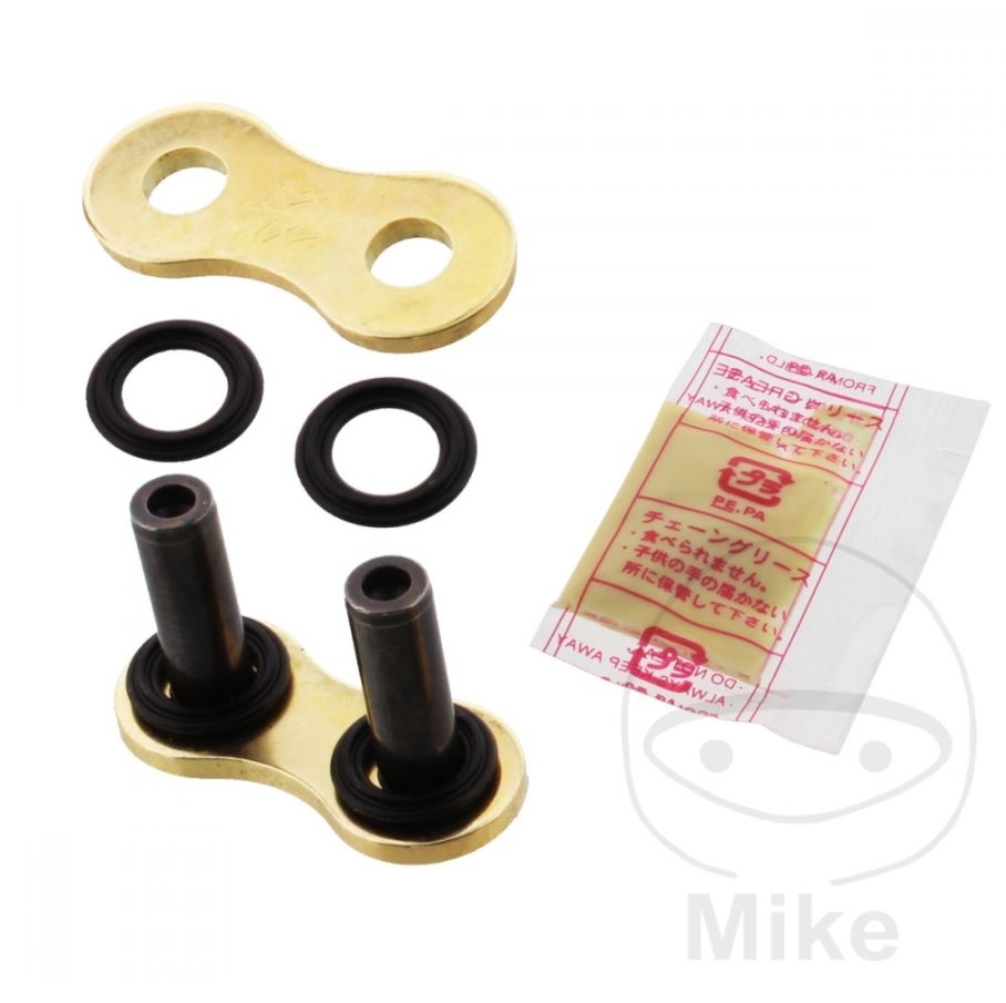 DID VX2 X-Ringkette verstärkt gold 520 Teilung 100 Glieder offen +Nietschloss
