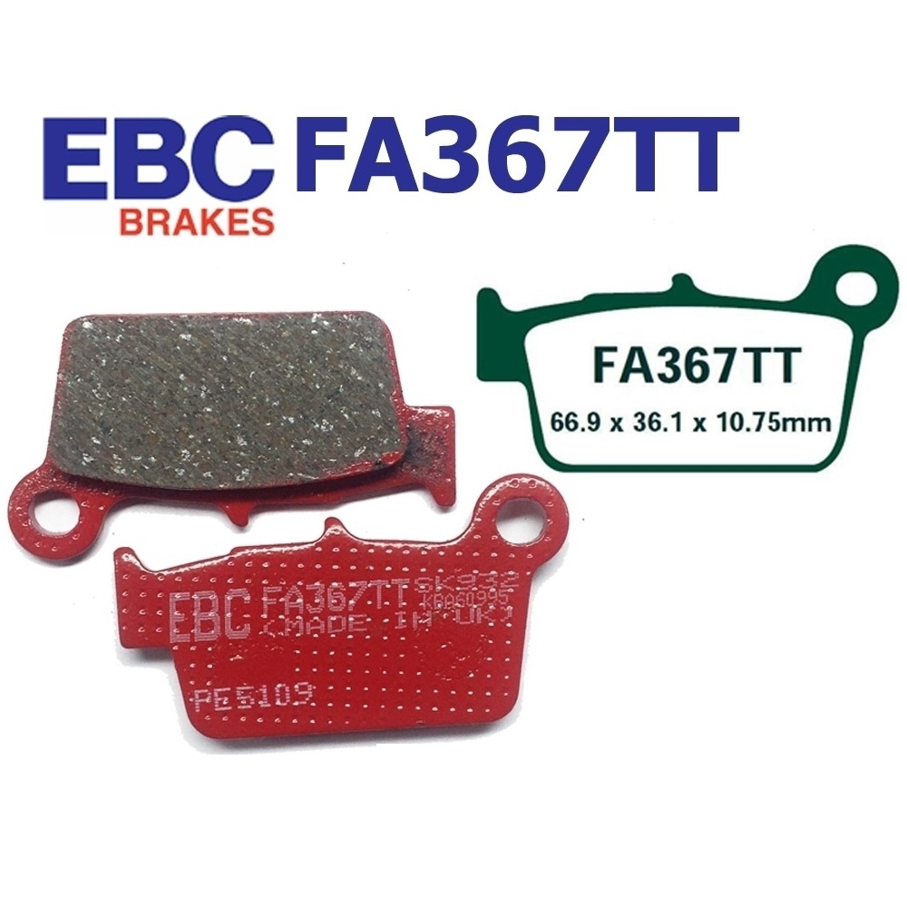 EBC Bremsbeläge FA367TT für Yamaha YZ WR 250 450