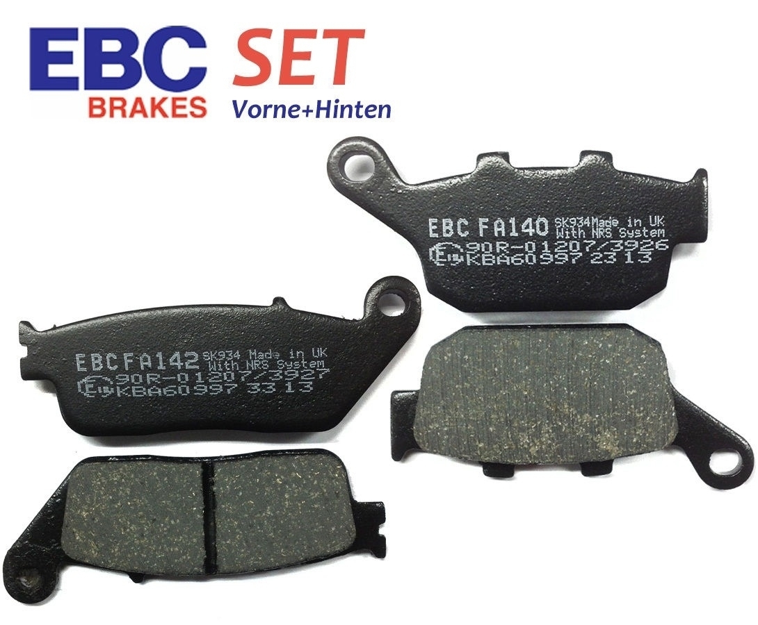 EBC Bremsbelagsatz für Honda CBR250 CB-1 NTV600 NTV650 organische Beläge