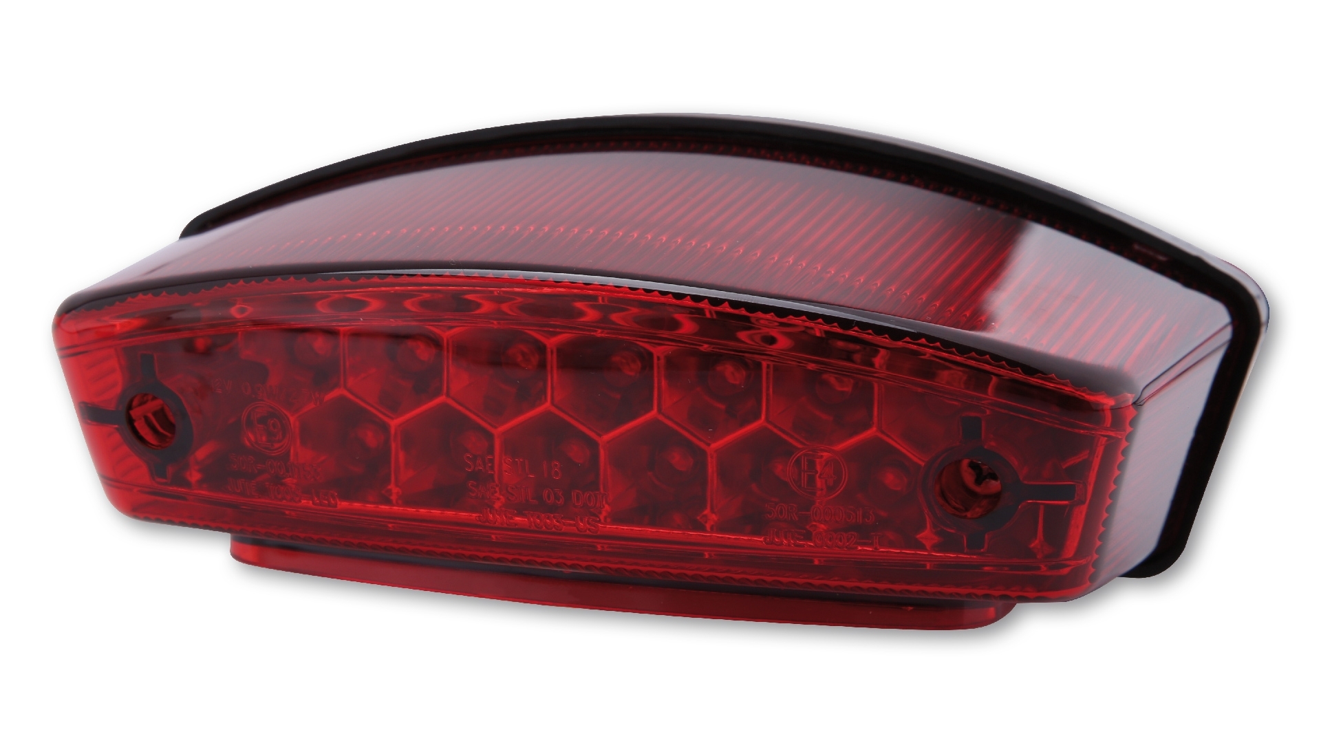 LED Rücklicht Monster mit Bremslicht und Kennzeichenbeleuchtung E-geprüft Ducati Monster Look