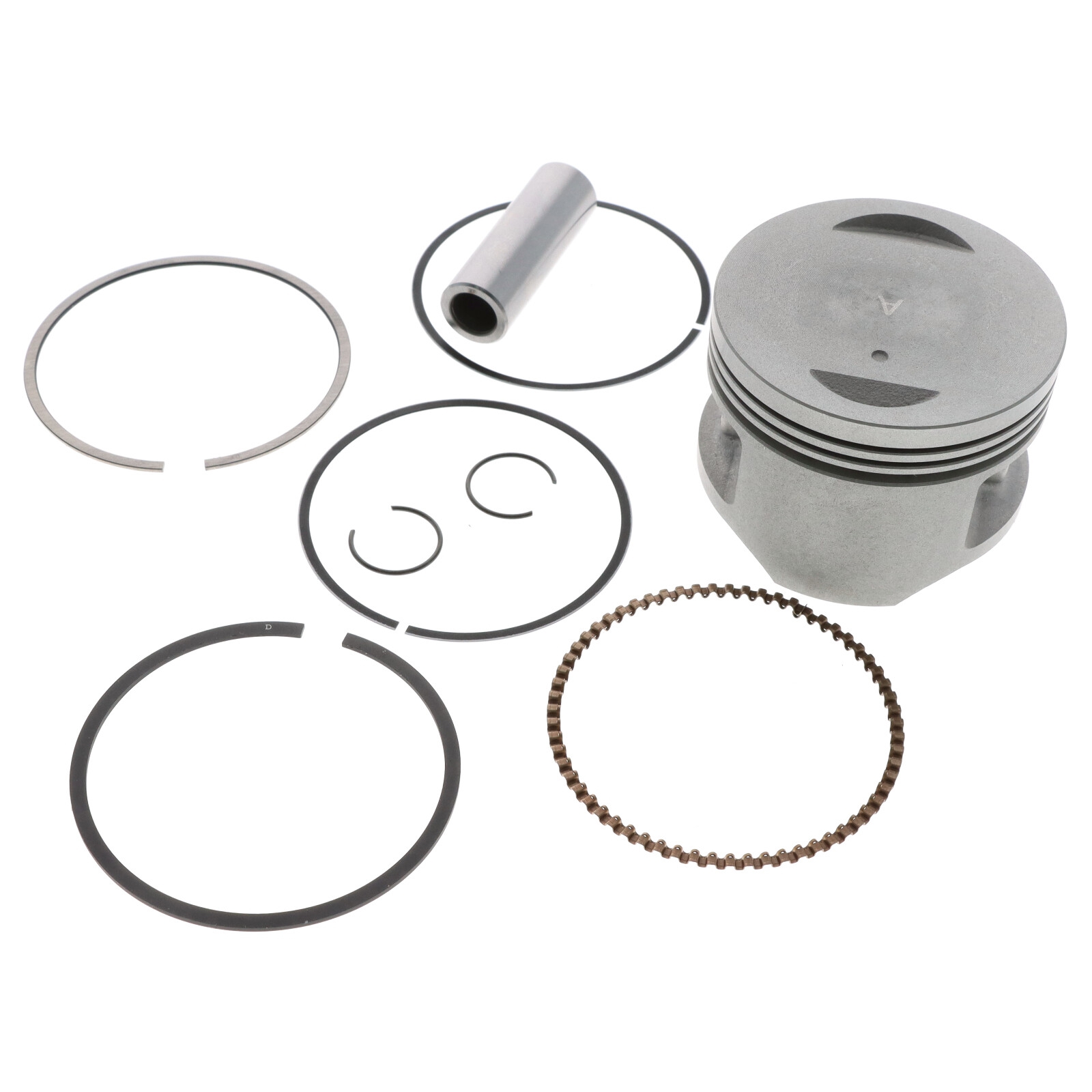 Kolben für Suzuki GN125 GS125 GZ125 TU125 DR Marauder Ø57mm Flachkolben Kolbenringe
