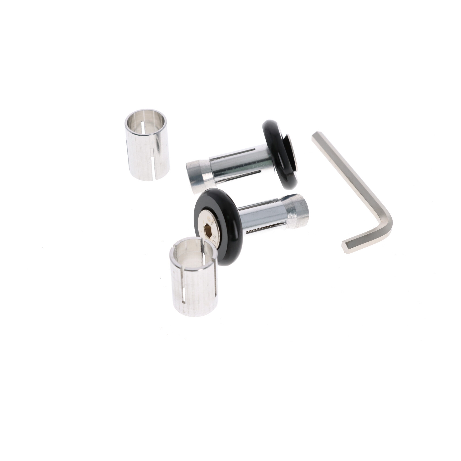 Motorrad Lenkerenden / Lenkergewichte 64g schwarz für Lenker 13-19 mm Durchmesser