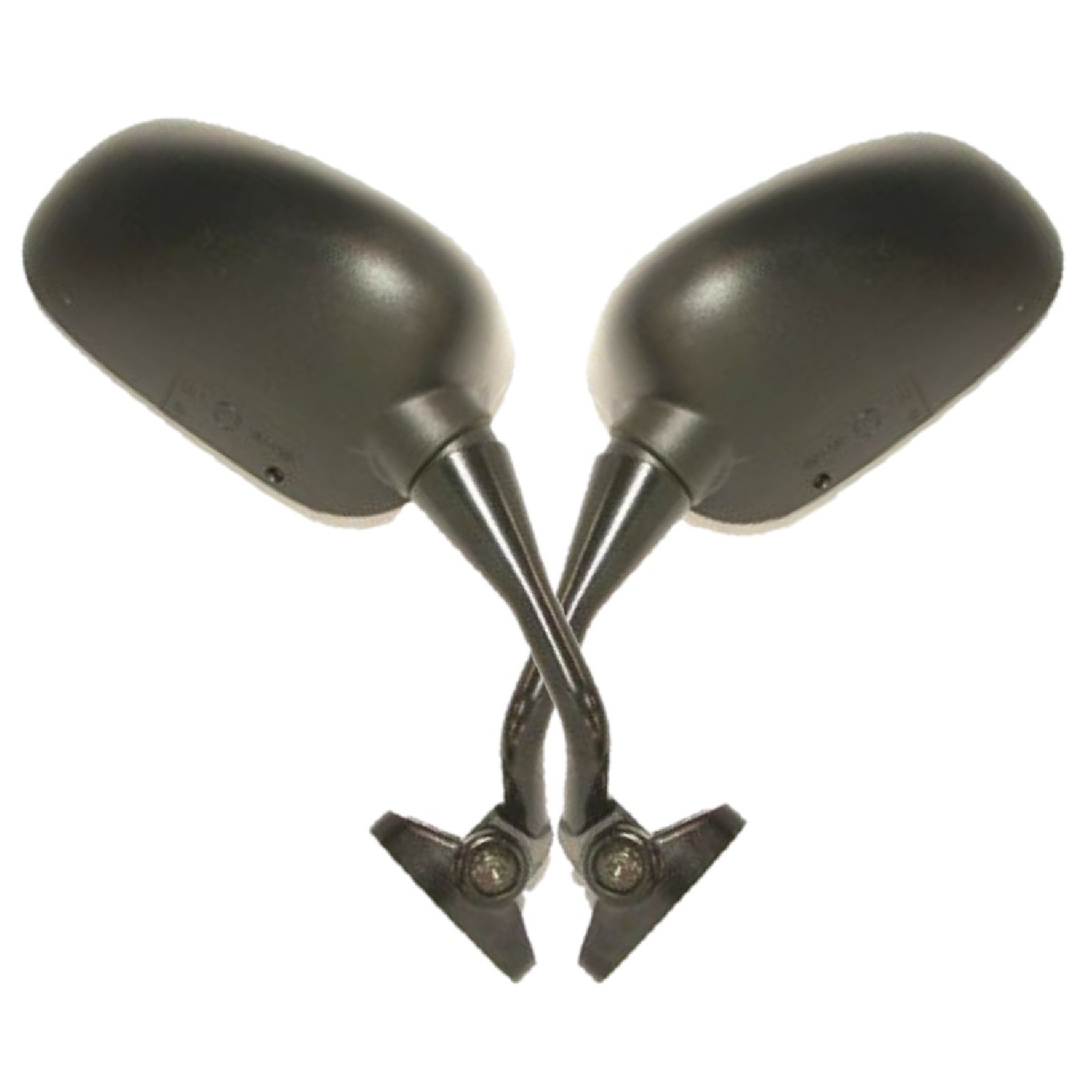 Verkleidungsspiegel Paar für Honda CBF 600 S SA 2004-2005 aus Kunststoff in schwarz e-geprüft