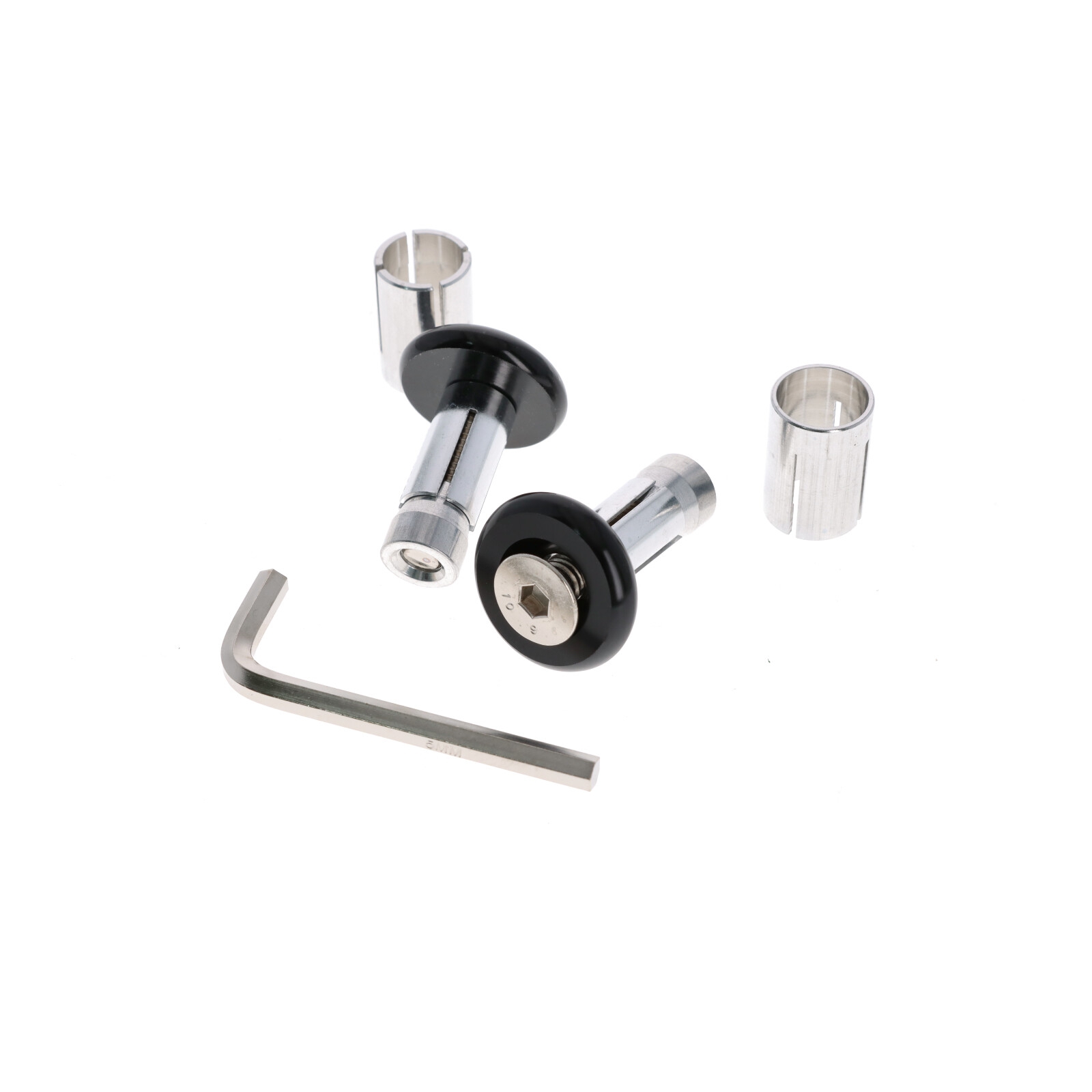 Motorrad Lenkerenden / Lenkergewichte 64g schwarz für Lenker 13-19 mm Durchmesser