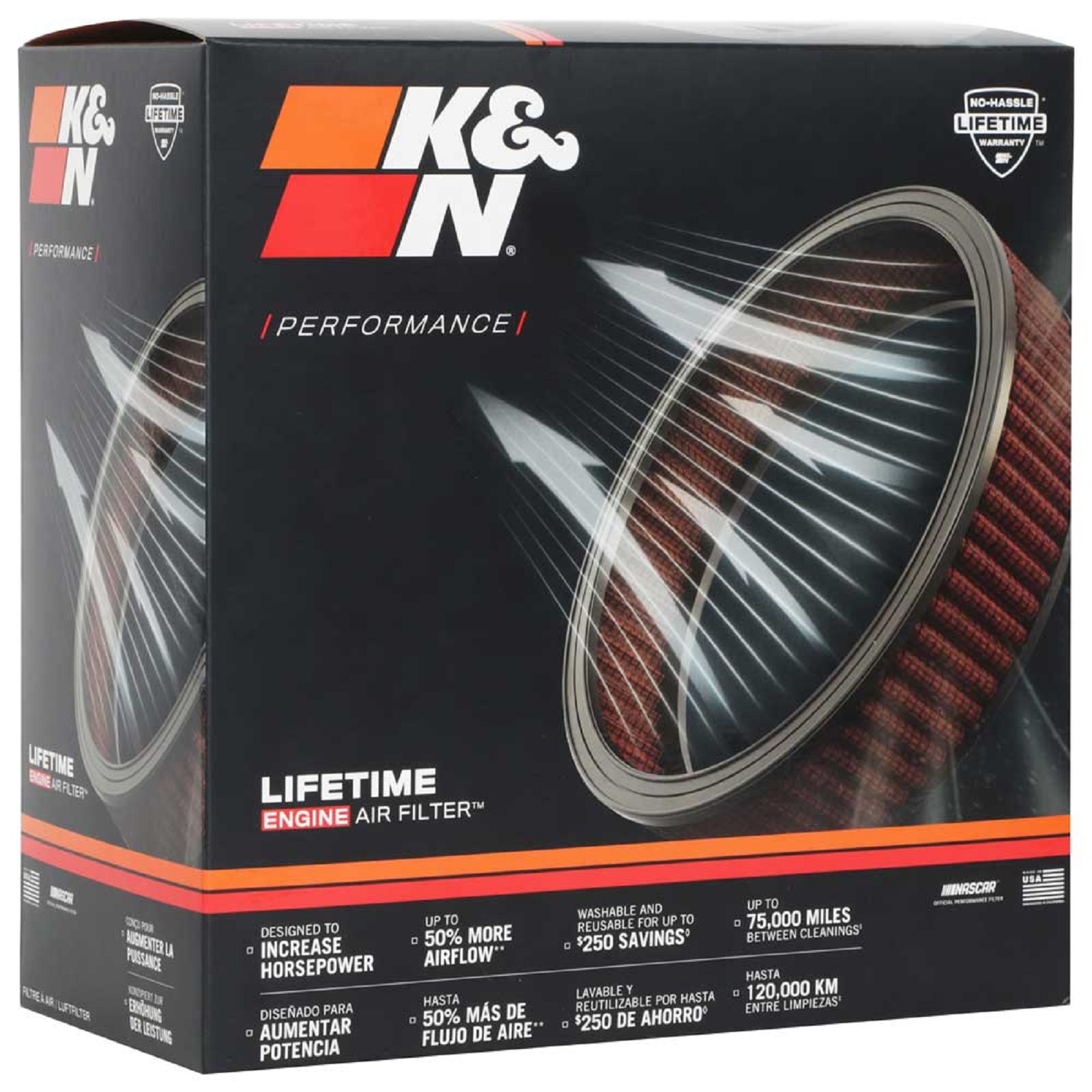 K&N Tauschluftfilter für Audi R8 4.2 V8 2008-2015