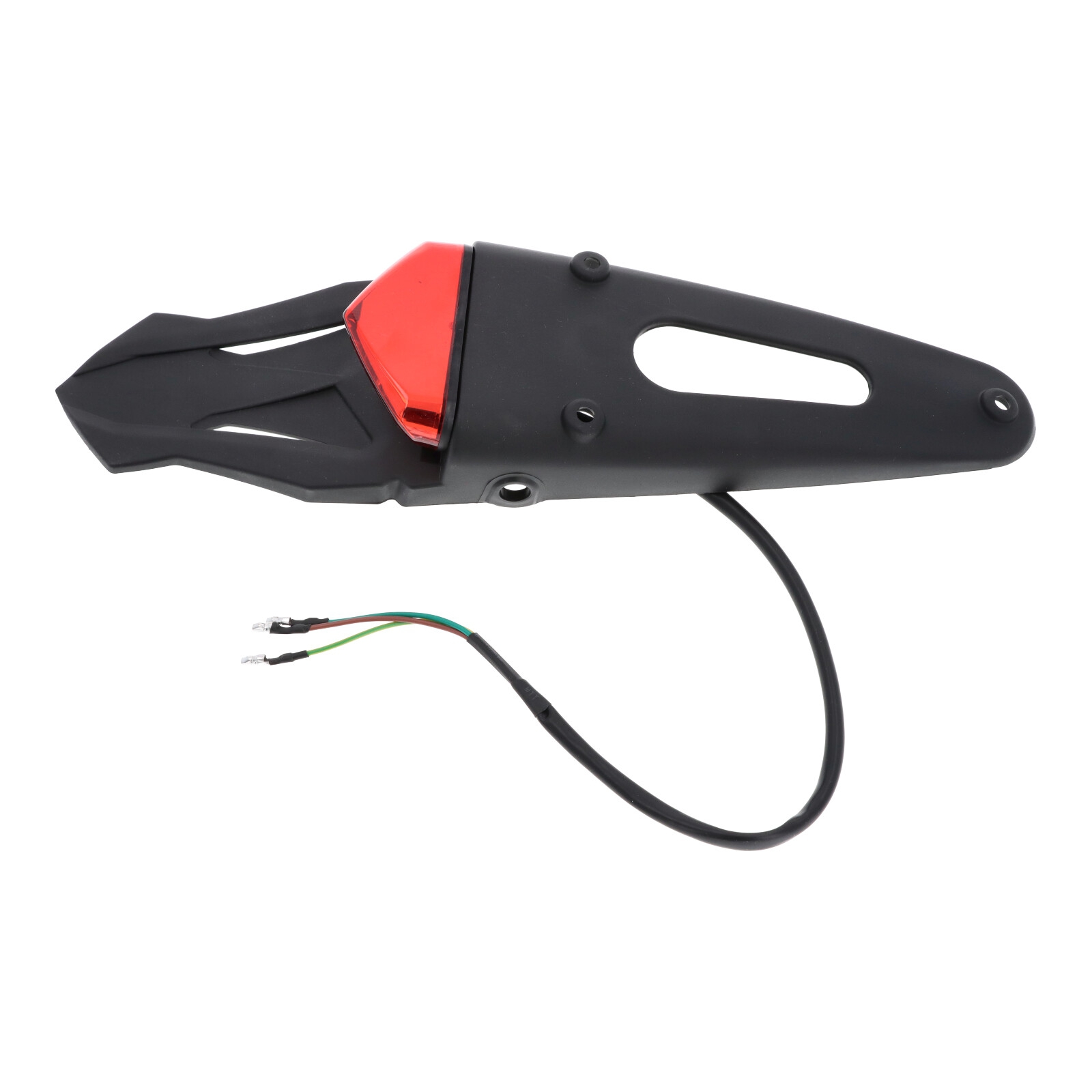 Schutzblechverlängerung hinten mit LED Rückleuchte rot for Enduro Offroad Motocross Motorrad