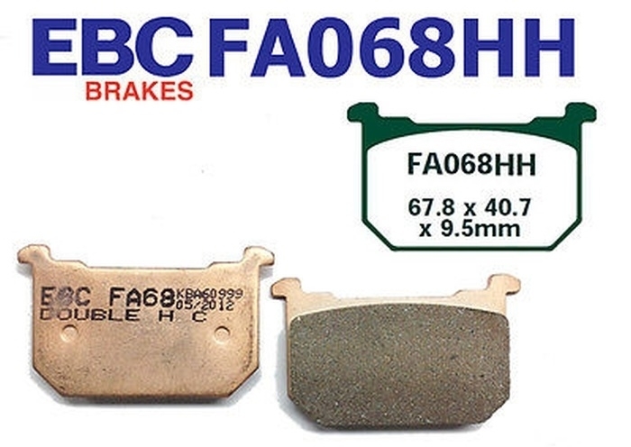 EBC Bremsbeläge FA068HH für Kawasaki Z ZR GT GPZ