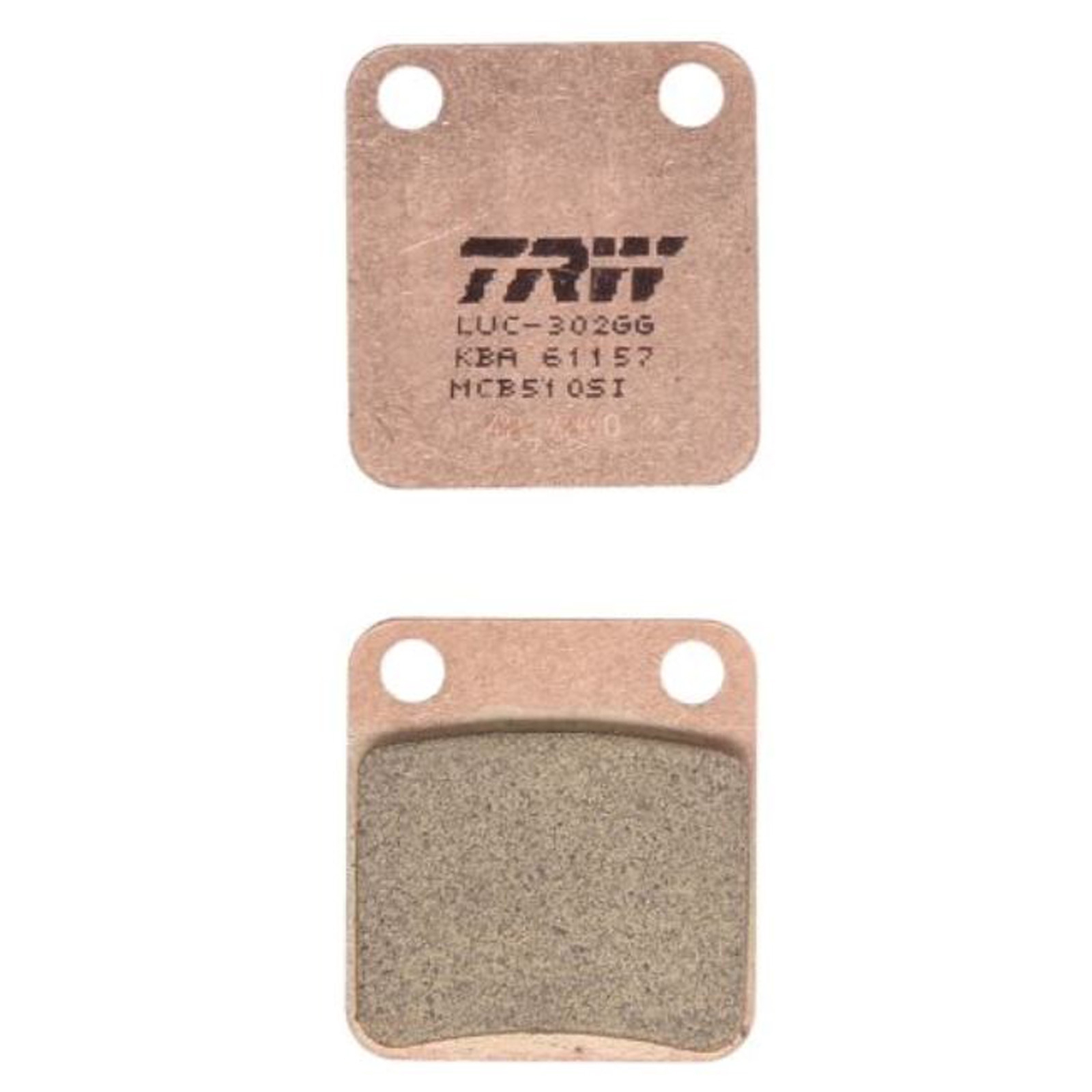 TRW MCB510SI Sintermetall Bremsbeläge vorne für Suzuki DR TS LT-A -F Kawasaki KVF Yamaha YFS YFM YFZ