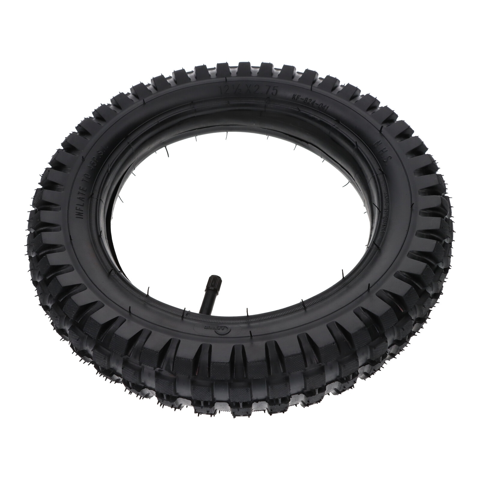 2x Crossreifen mit Schlauch 12.5x2.75 Reifen für Motocross Minicross Dirt Bike