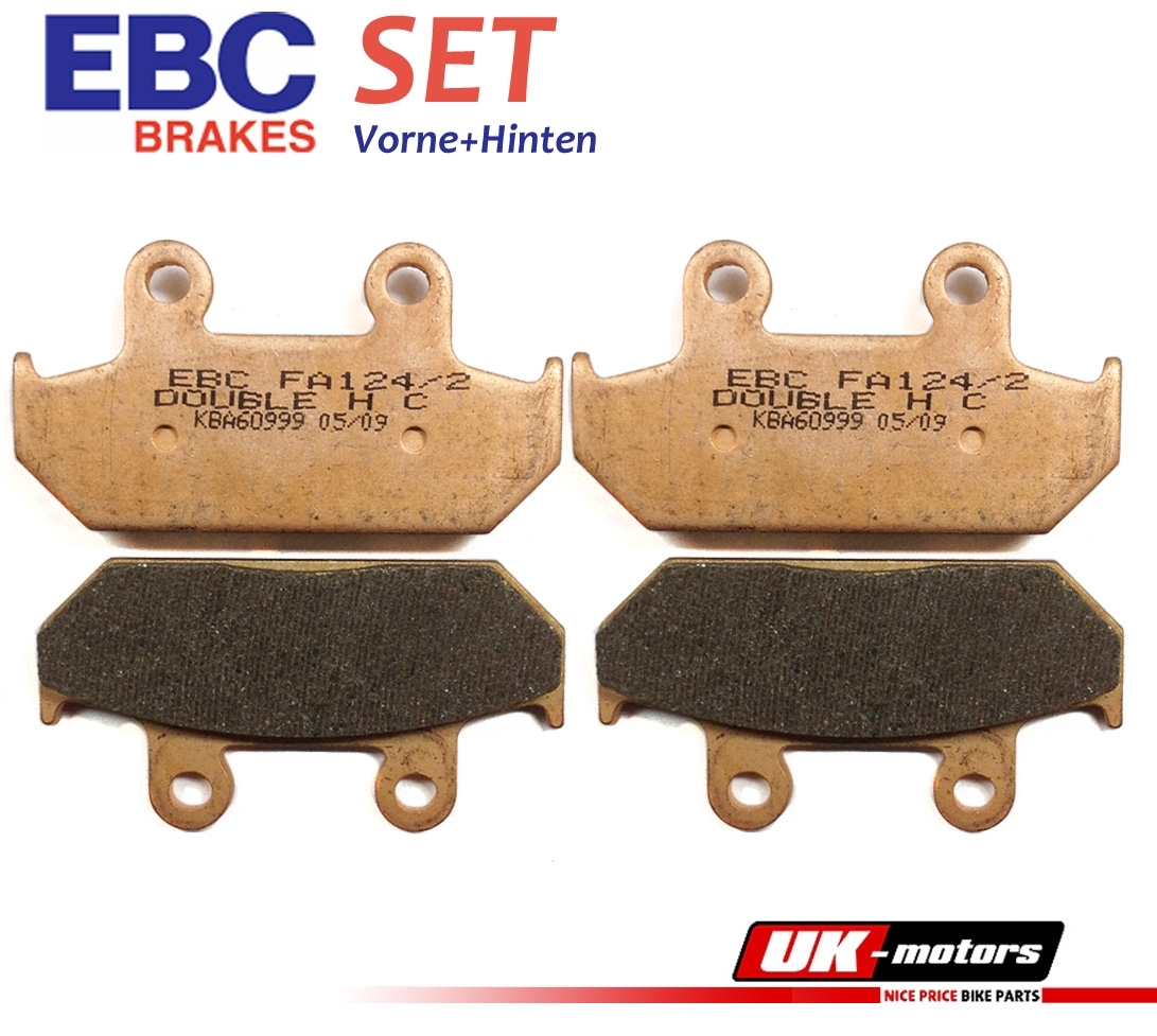 EBC Bremsen Set vorne 2x MD1126 + 2x FA124/2HH Sintermetall