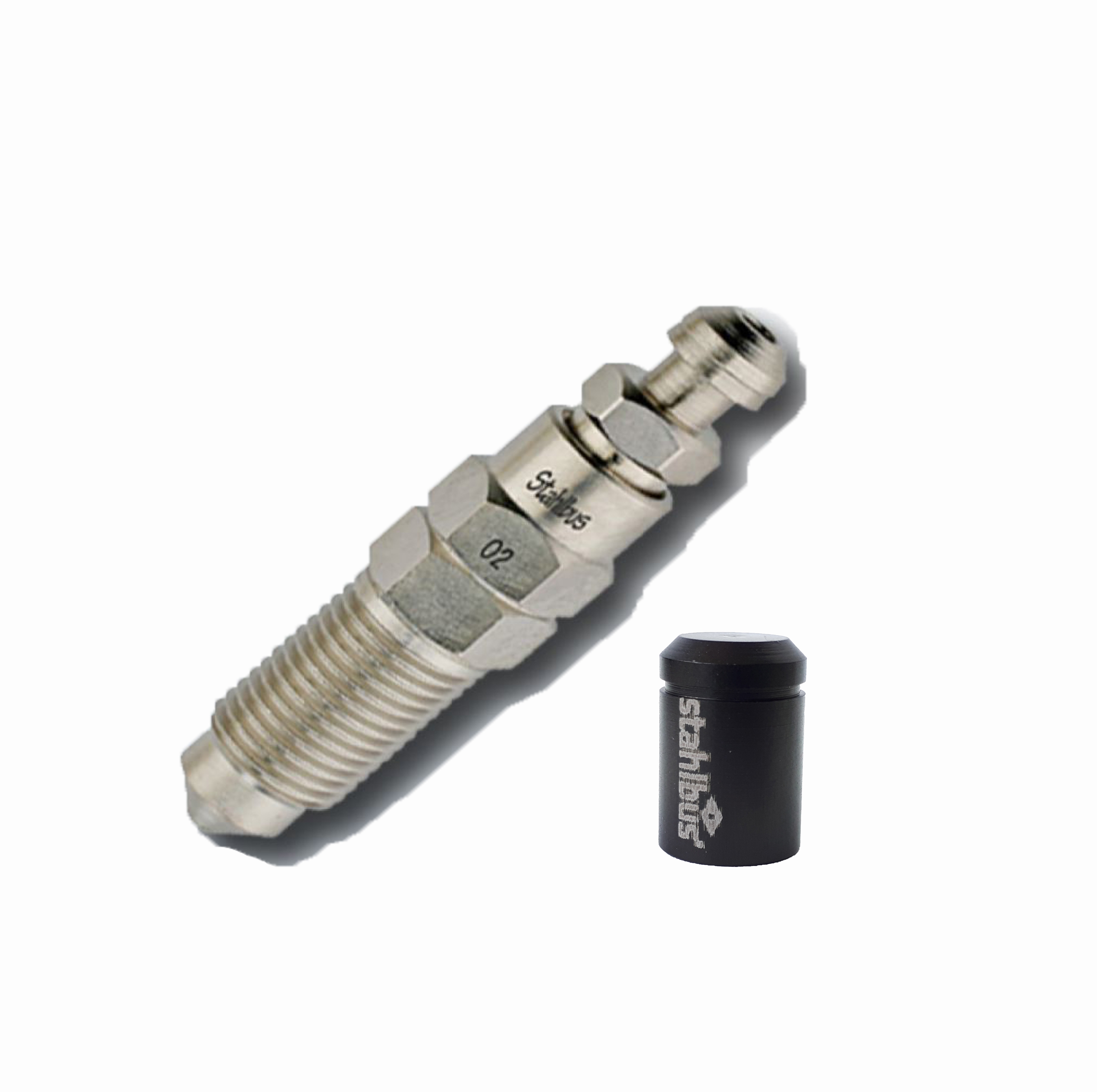 SB-110413 stahlbus Schnell-Entlüfterschraube Entlüftungsventil M10x1x20mm +Alukappe Anthrazit