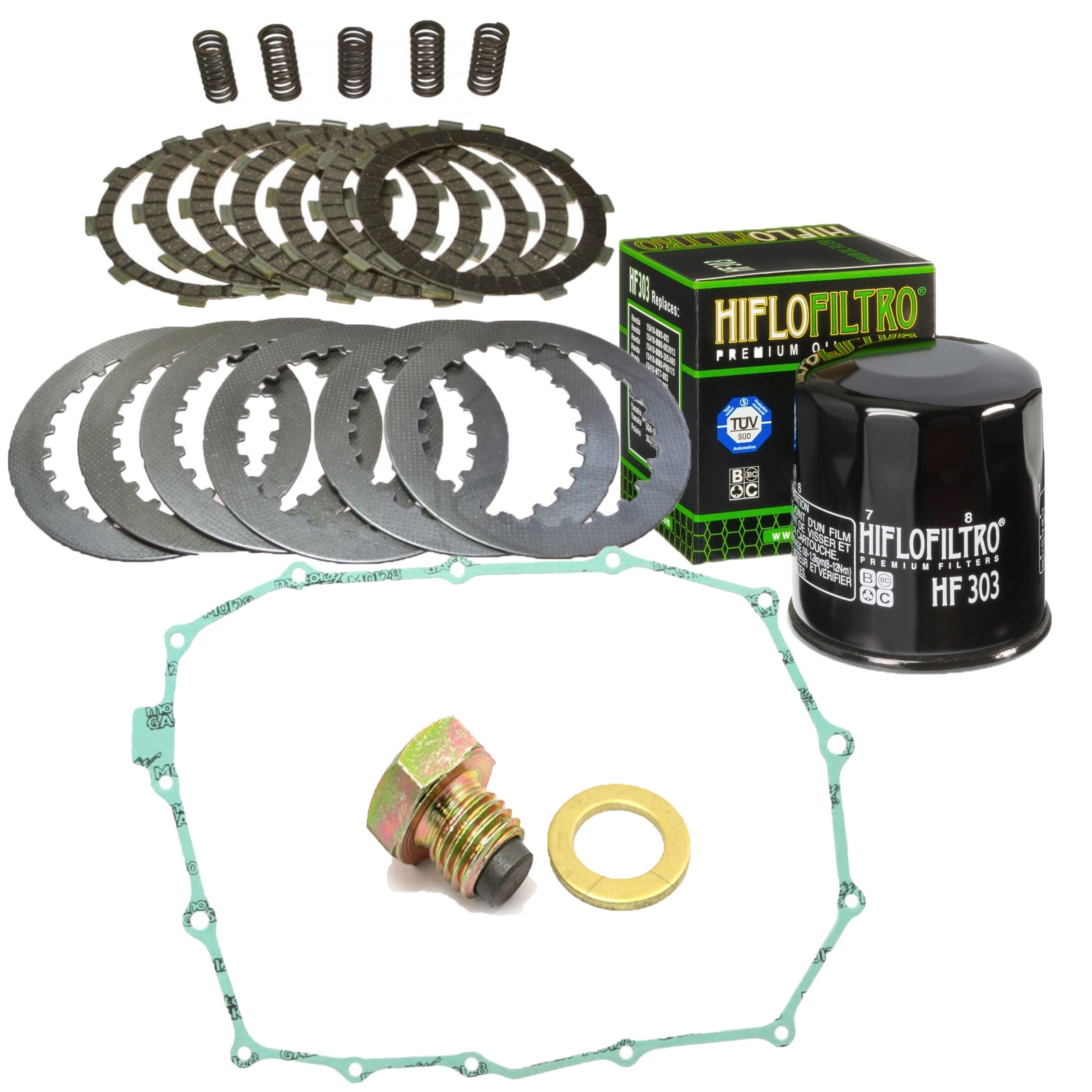 Kupplung für Honda XL600 V Transalp PD 1991-2000 EBC DRC053 +Dichtung +Ablassschraube +Ölfilter