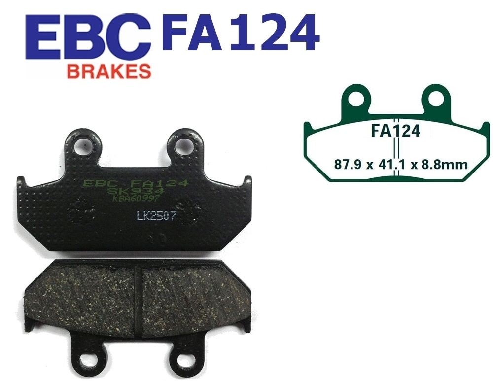 EBC Bremsbeläge FA124 für Honda VFR 750 F RC24 CBR 1000 F SC21