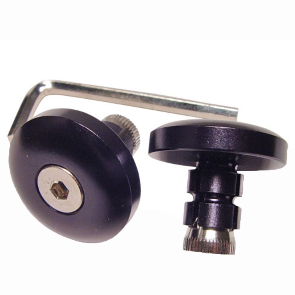 2x Lenkerenden Aluminium schwarz 13mm, Kopfmaß 9x32 mm