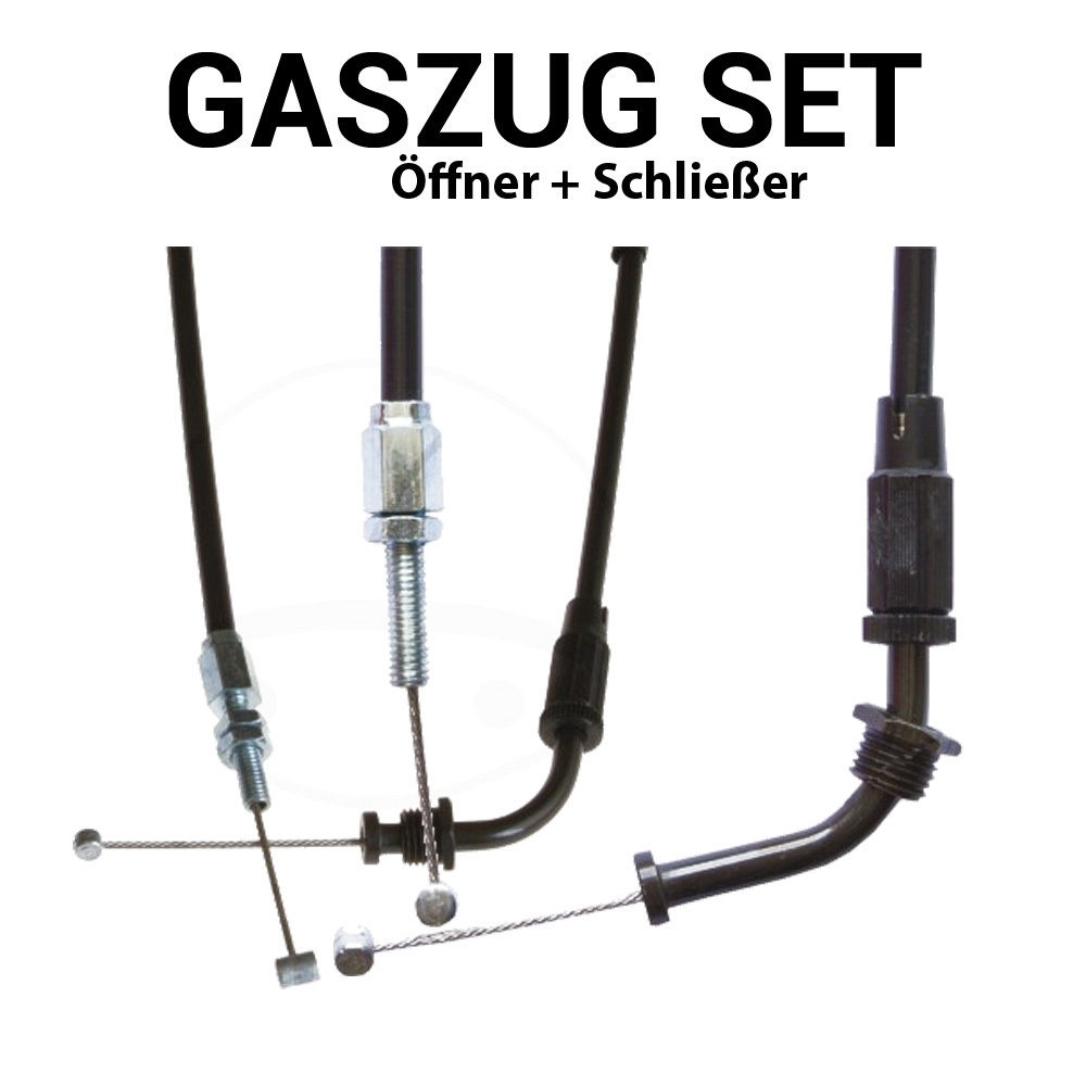 Gaszug Satz für Yamaha SR 500 SP 1984 - 1990 1RU 48U 3EB1 Öffner A + Schließer B