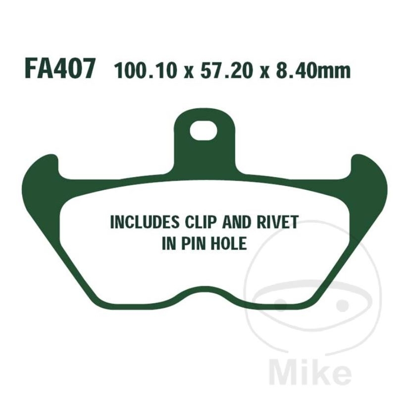 EBC Satz Bremsbeläge vorne & hinten komplett für BMW R 1100 R 850 R 1200 R 1150