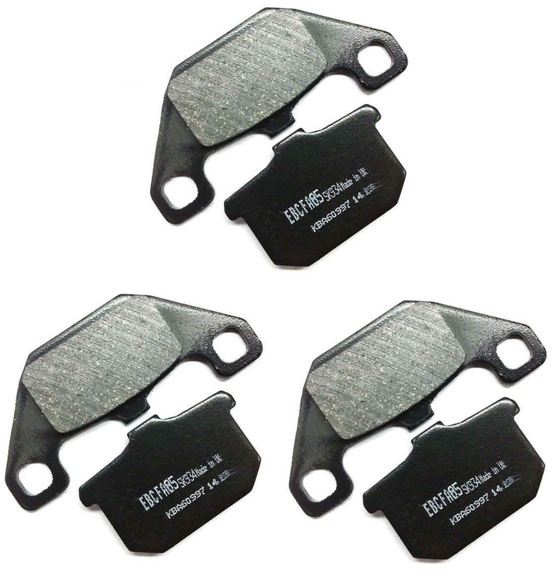 3x EBC FA085 Bremsbeläge vorne hinten für Kawasaki GPZ 550 600 750 900 1000 1100 ZN ZL ZG