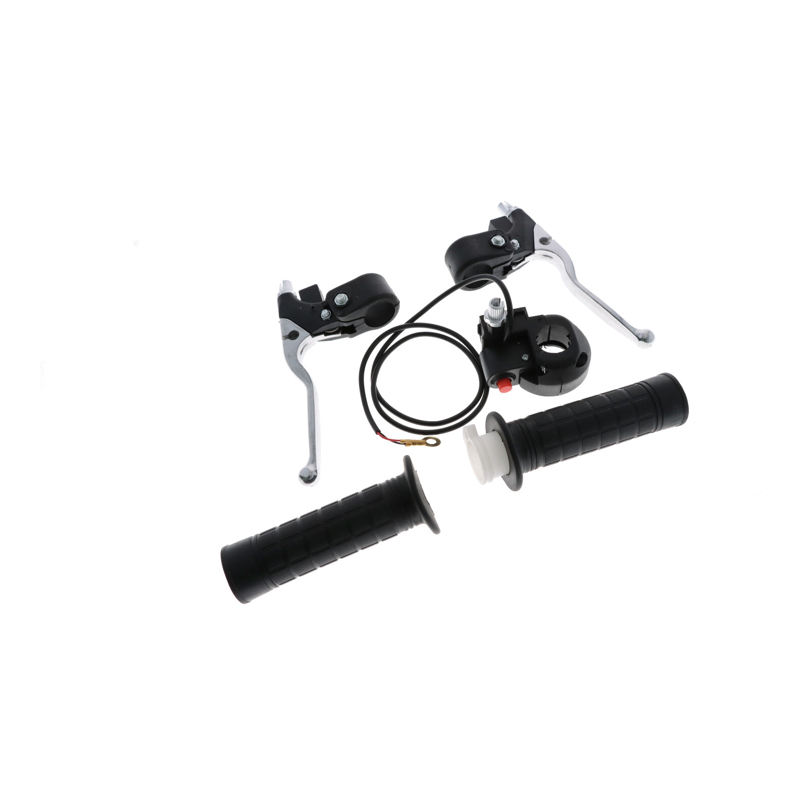 Drehgriff Satz Gasgriff für Dirt Bike QUAD ATV Pocket Bike Bremshebel Griffgummis Gaszug