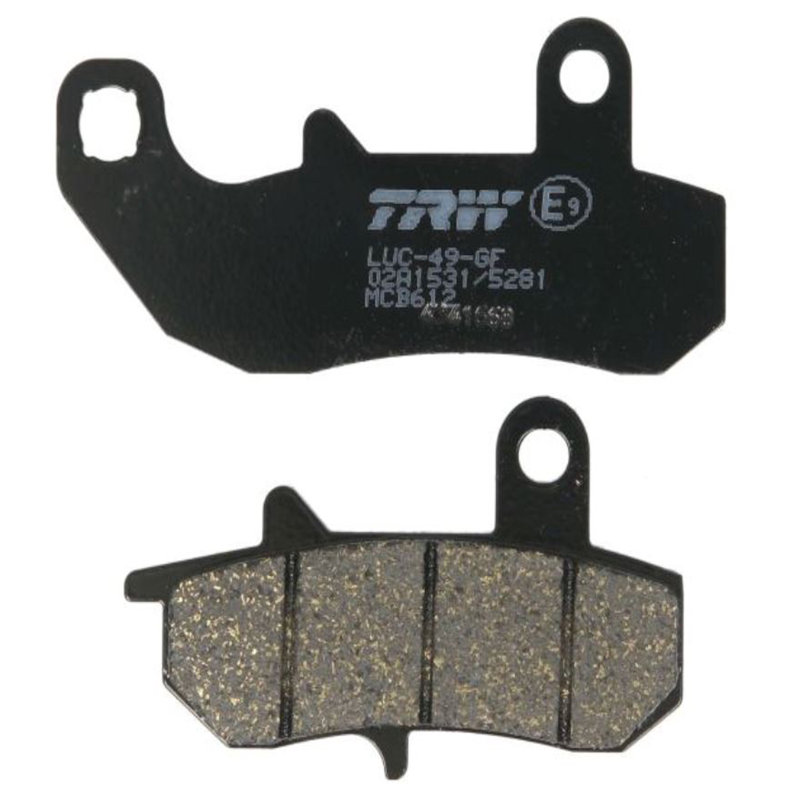 TRW MCB612 Bremsbeläge hinten für Suzuki DR600 DR650 DR750 DR800 RG125 F Gamma