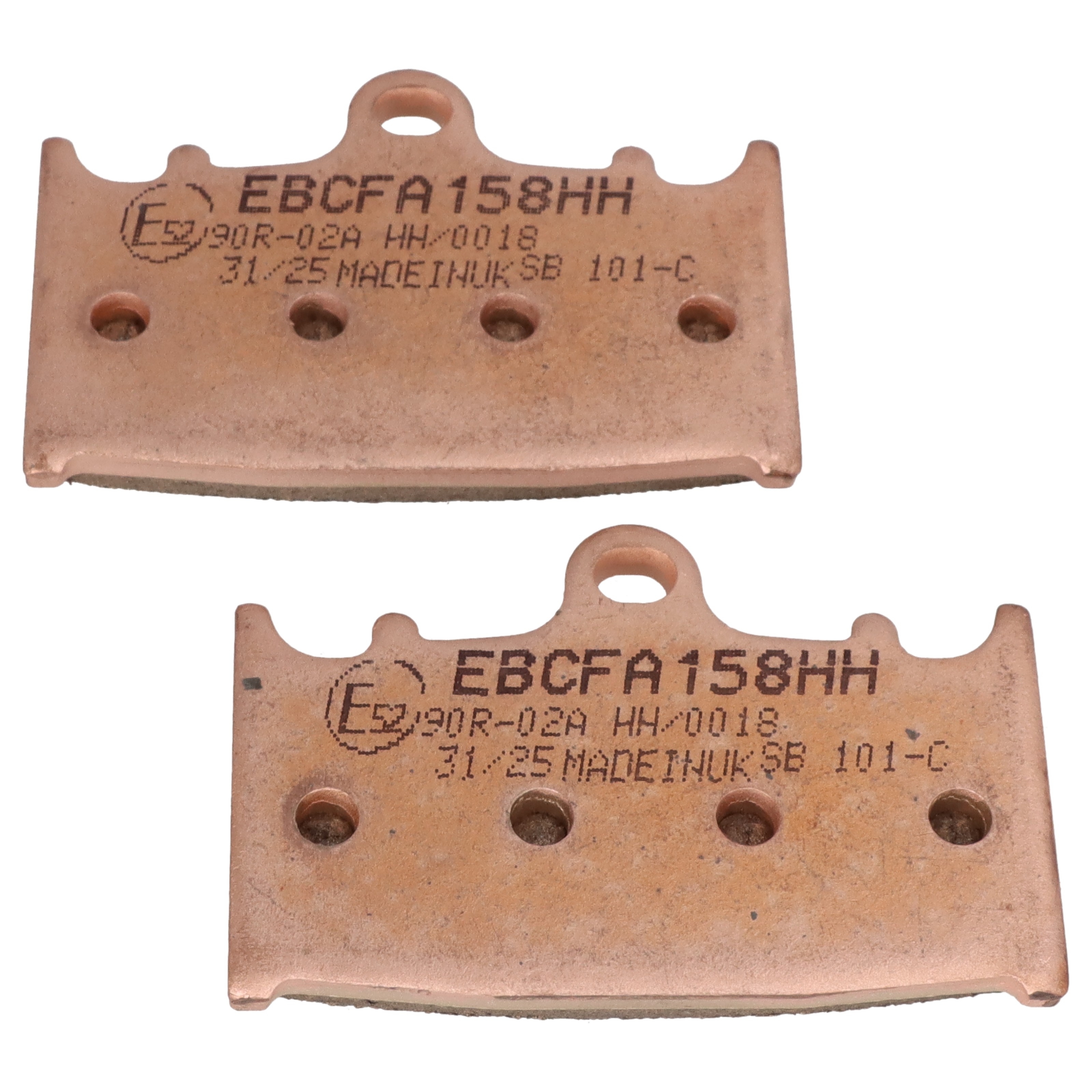 EBC FA158HH Sintermetall Bremsbeläge für Kawasaki ZZR ZX-6R -9R ZXR GPZ Suzuki GSF GSX-R