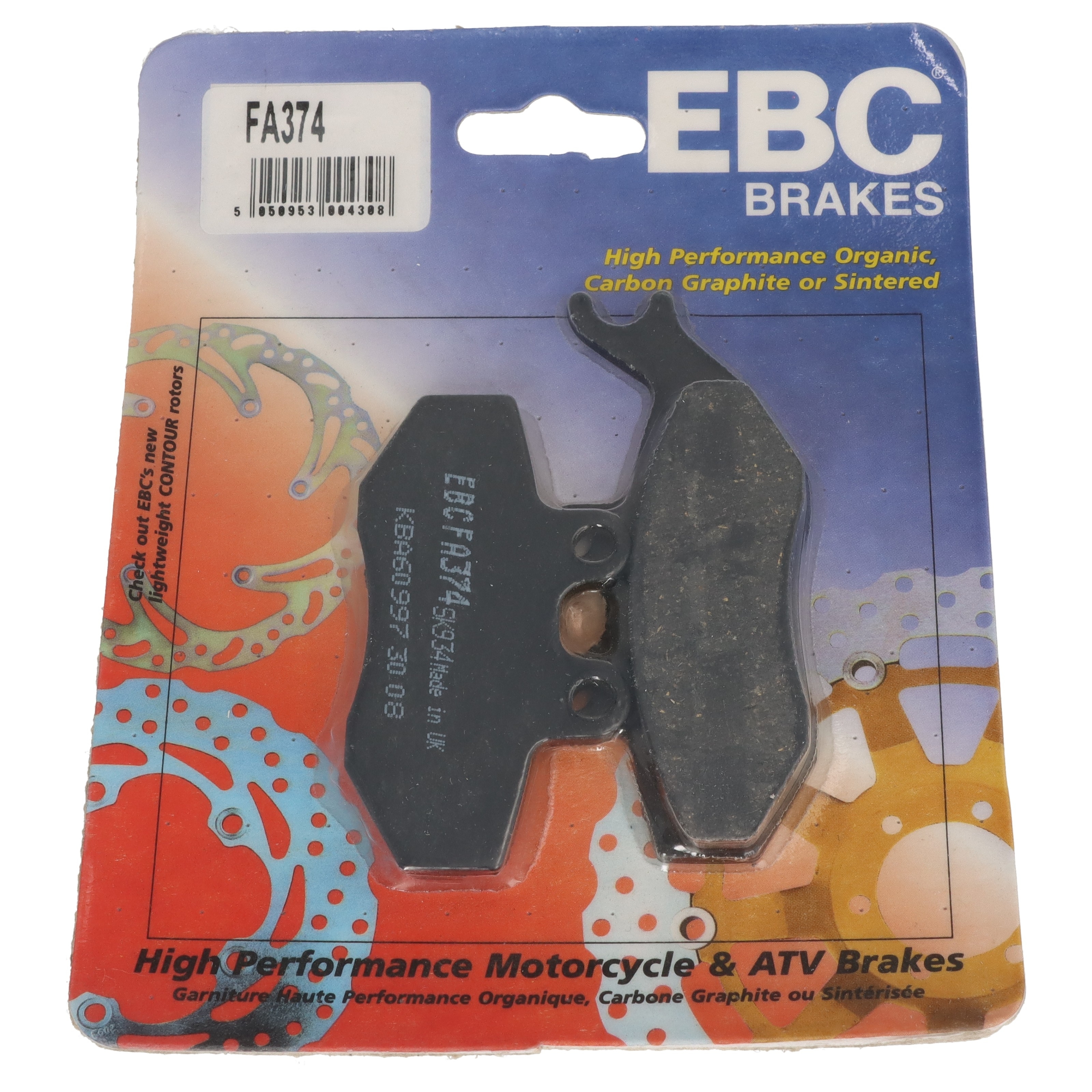 EBC Bremsbeläge FA374 für Rieju RS-2 3 NKD 50 125 Matrix Naked AC LC