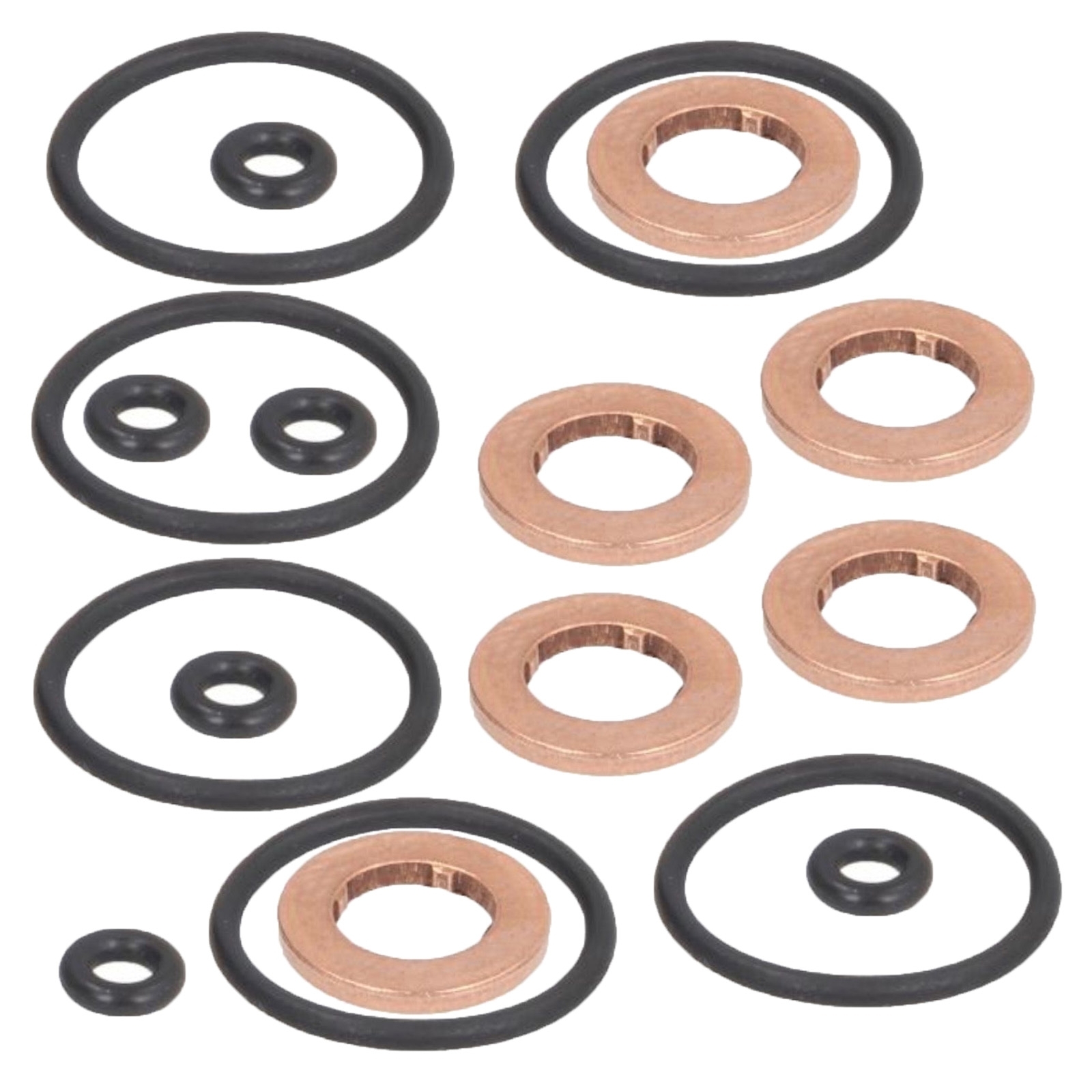 6x Elring 883.680 Dichtungssatz Einspritzdüse für Audi A3 A4 A5 VW Golf Passat Seat Altea