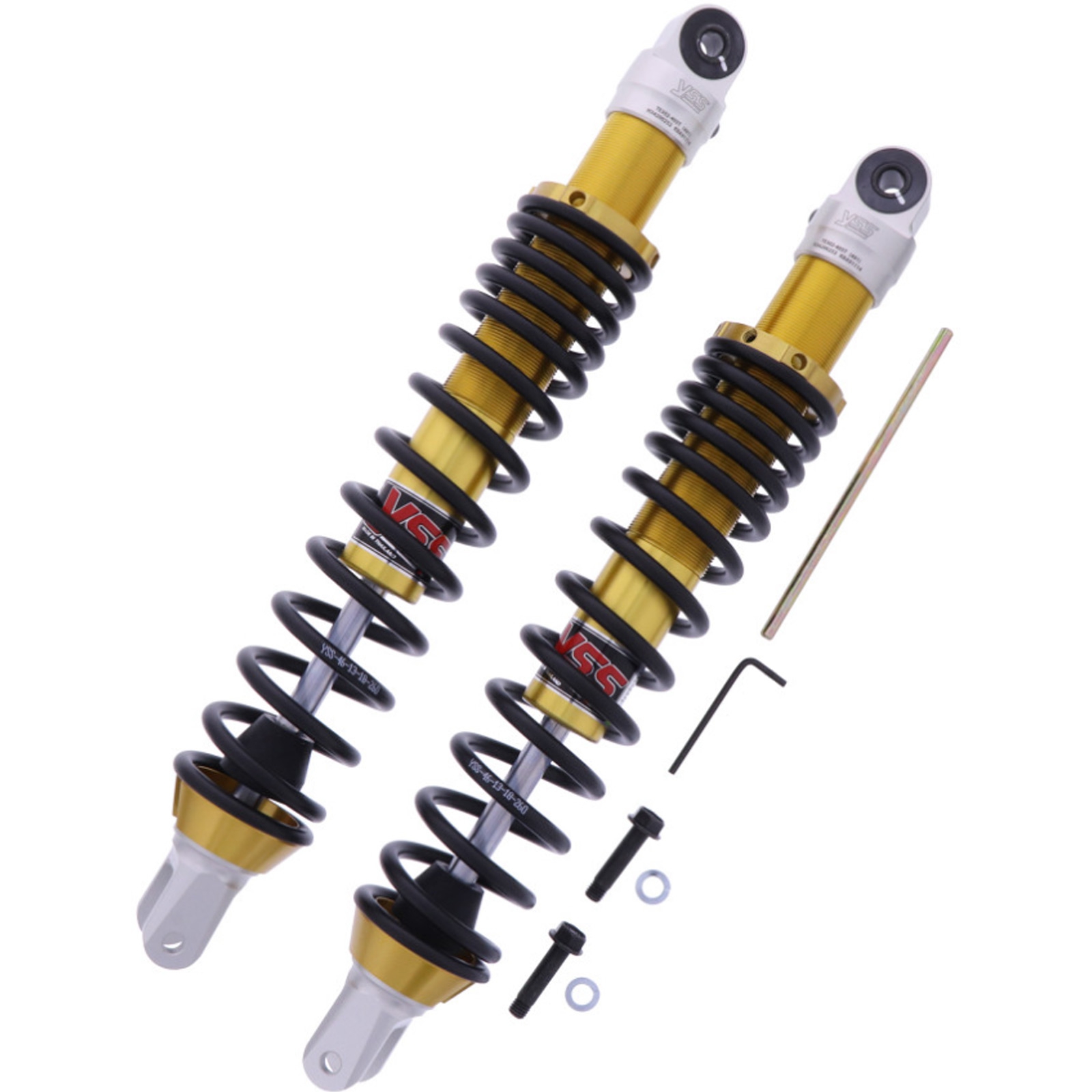 YSS TE302-405T-04AL-38 Stoßdämpfer Federbeine hinten für Yamaha X-Max YP400 R 2013-2016 SH071 SH075