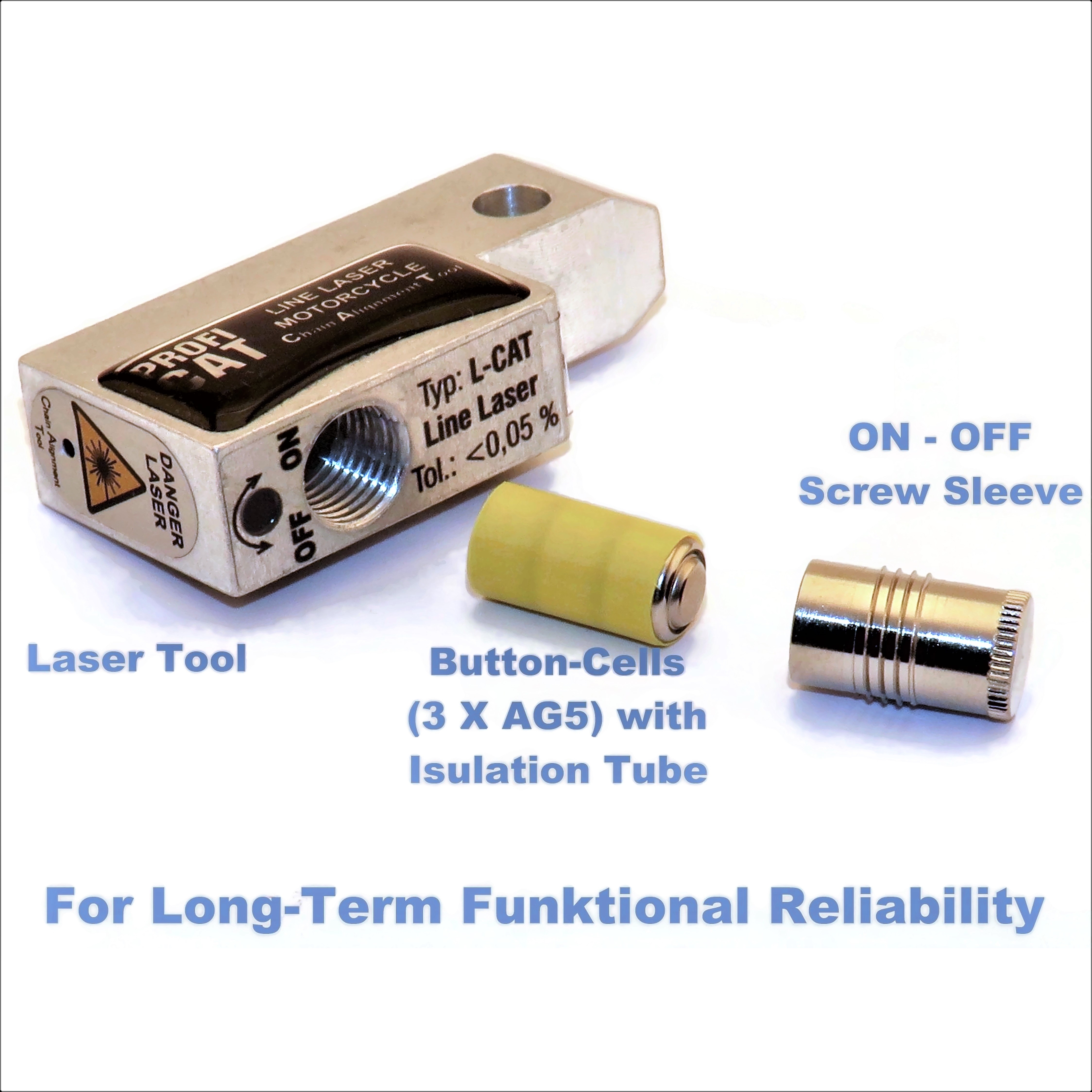 Profi Products L-CAT Kettenfluchttester Linienlaser