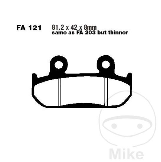 EBC Bremsen Set Bremsscheiben Bremsbeläge vorne für Honda CBR400R CBR600F VFR400R