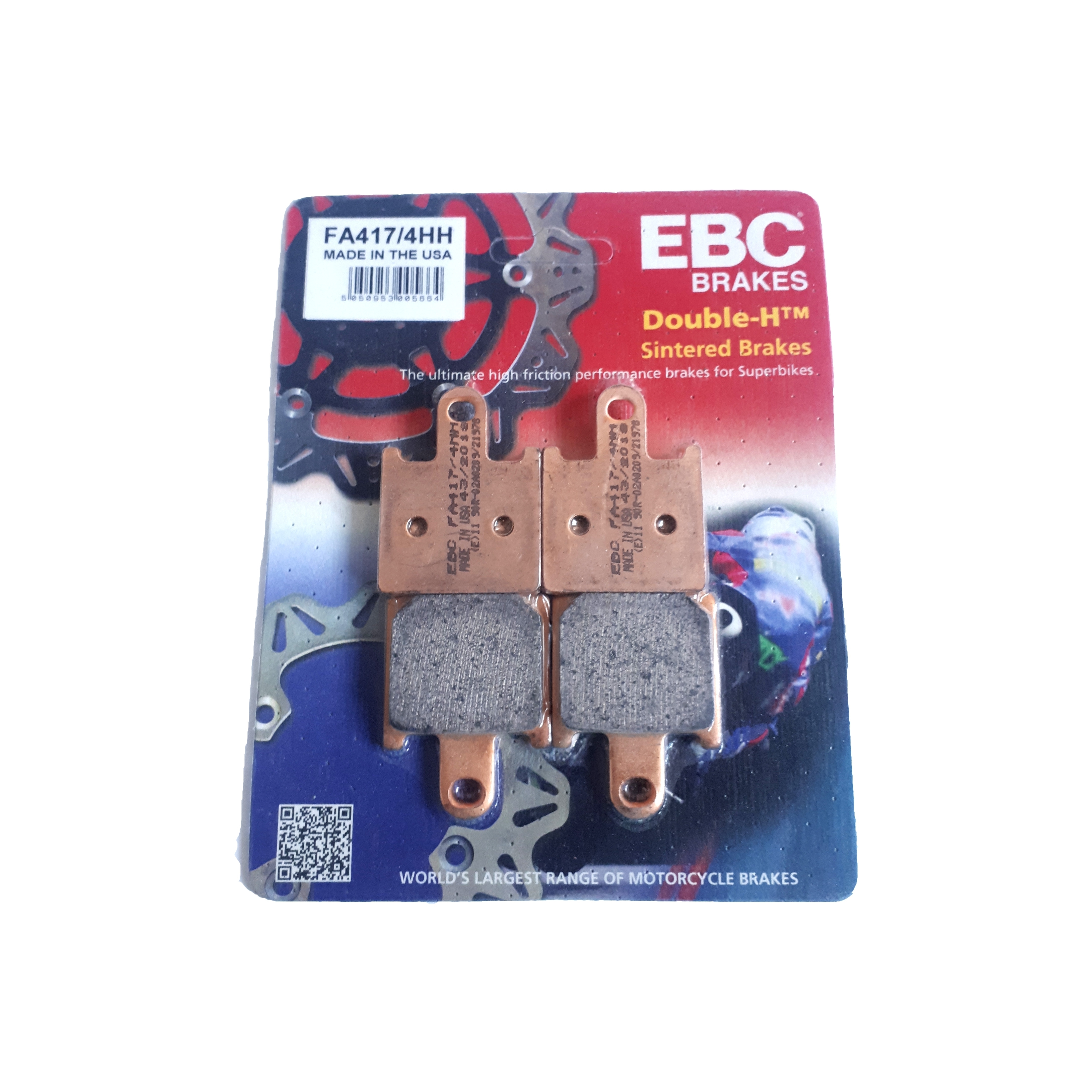 EBC Bremsbeläge FA417/4HH für Kawasaki ZZR GTR 1400 ZX-6R 600 Z 750 1000