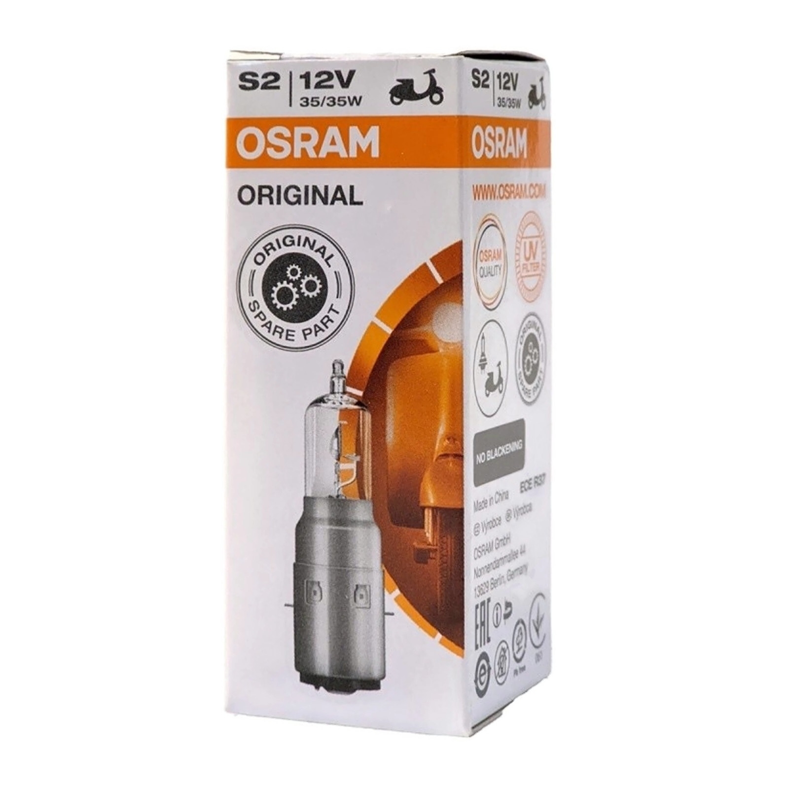 Osram Glühbirne 12V35/35W für Suzuki AY 50 AC AA4112 TS 50 XK SA11C