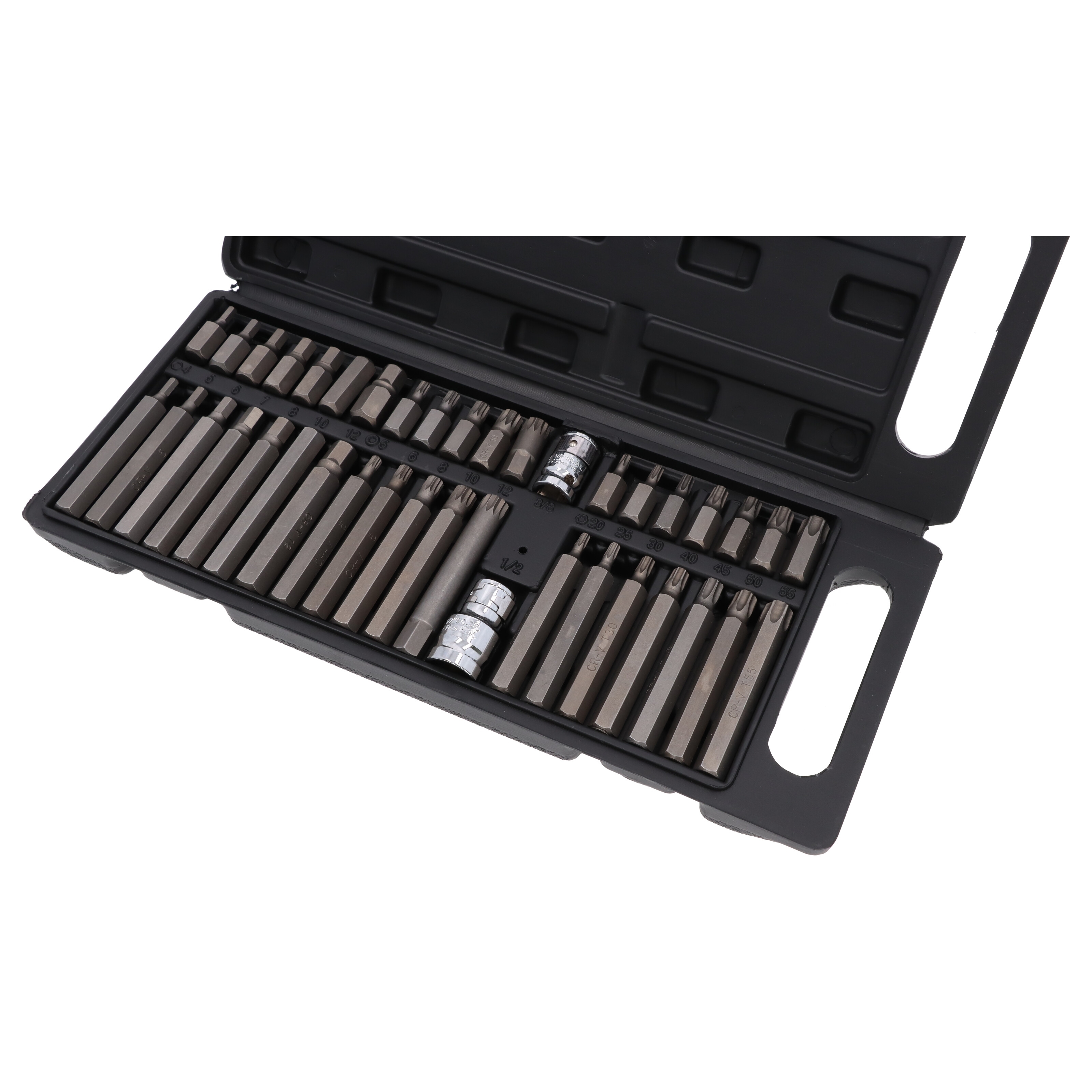 41tlg Profi Vielzahn Bitset Bitsatz Bitbox Steck Innen Nüsse Set für Torx®Schrauben